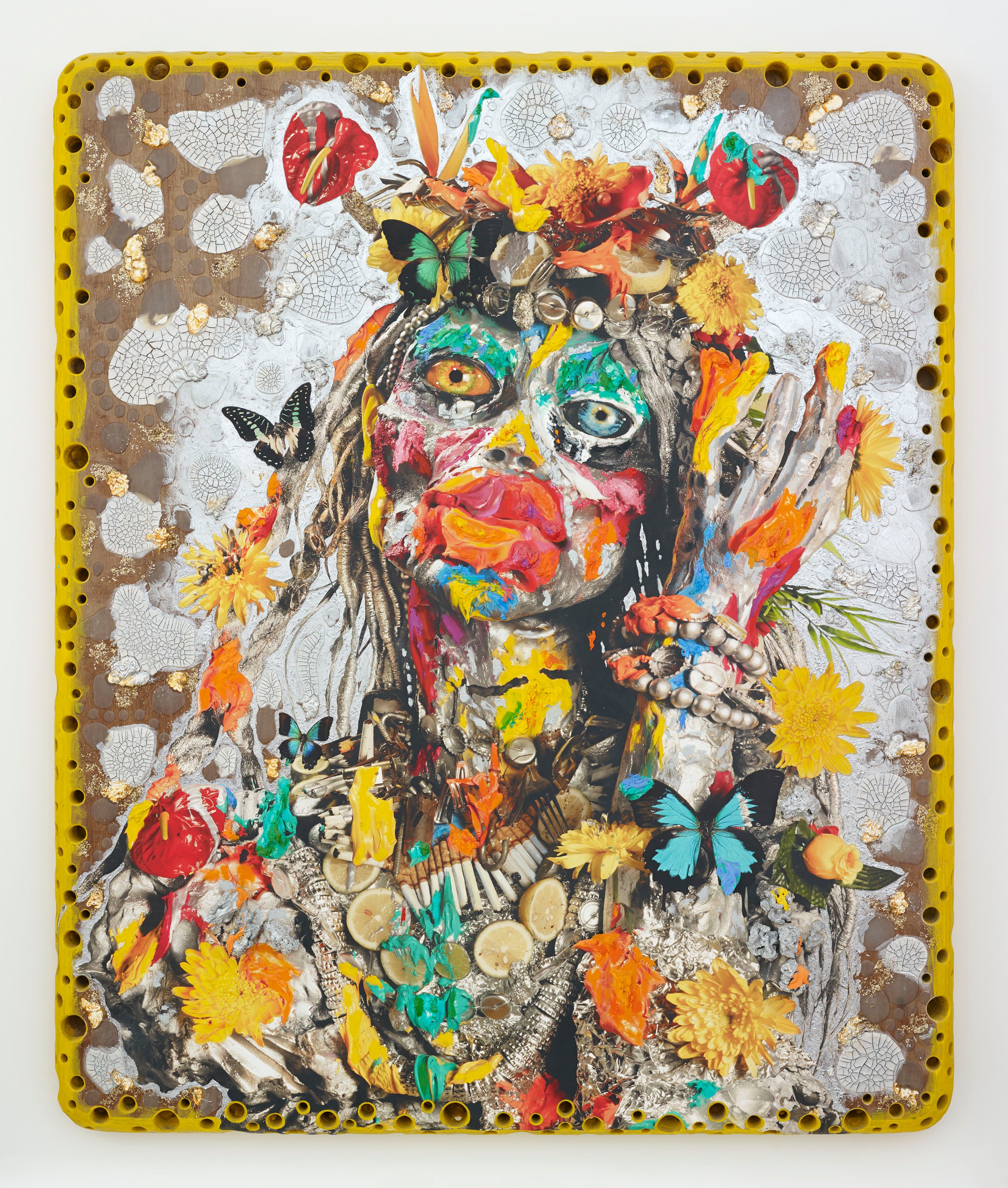 Painting by Ashley Bickerton