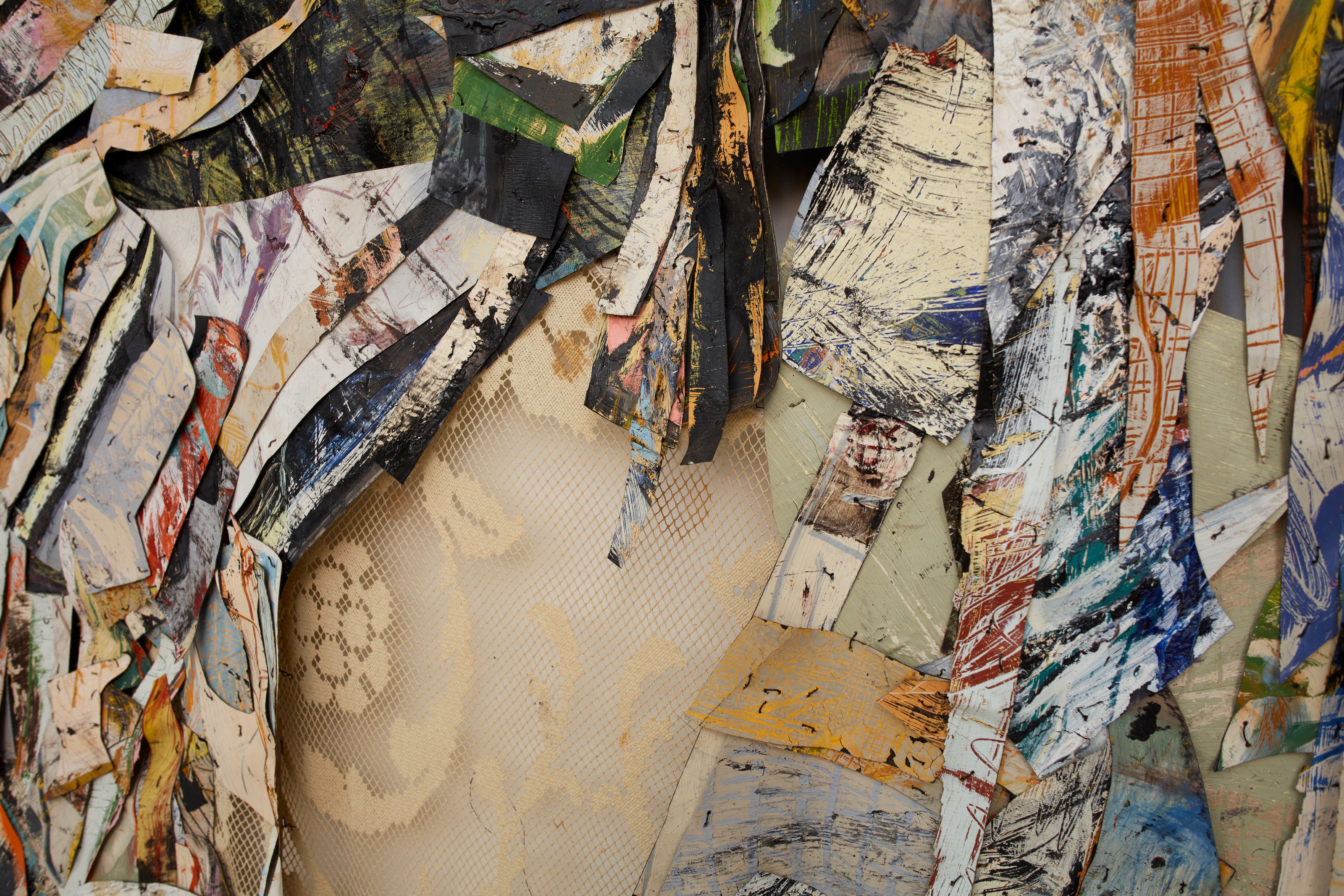 Detail of painting by Angel Otero