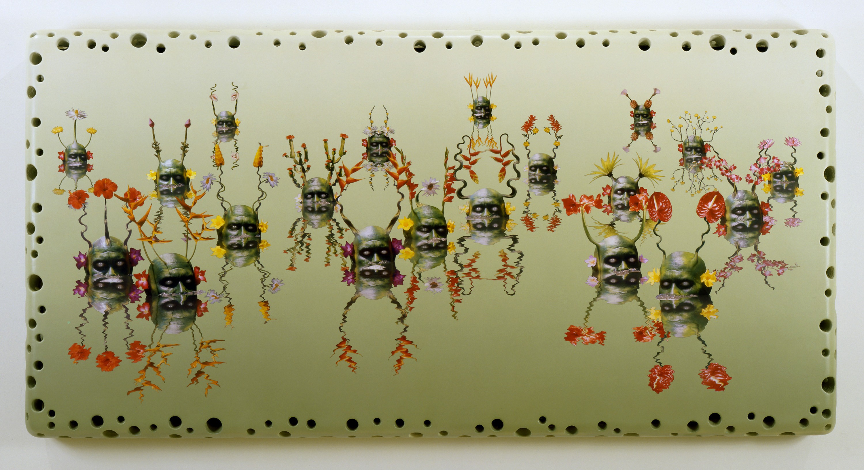 Collage by Ashley Bickerton