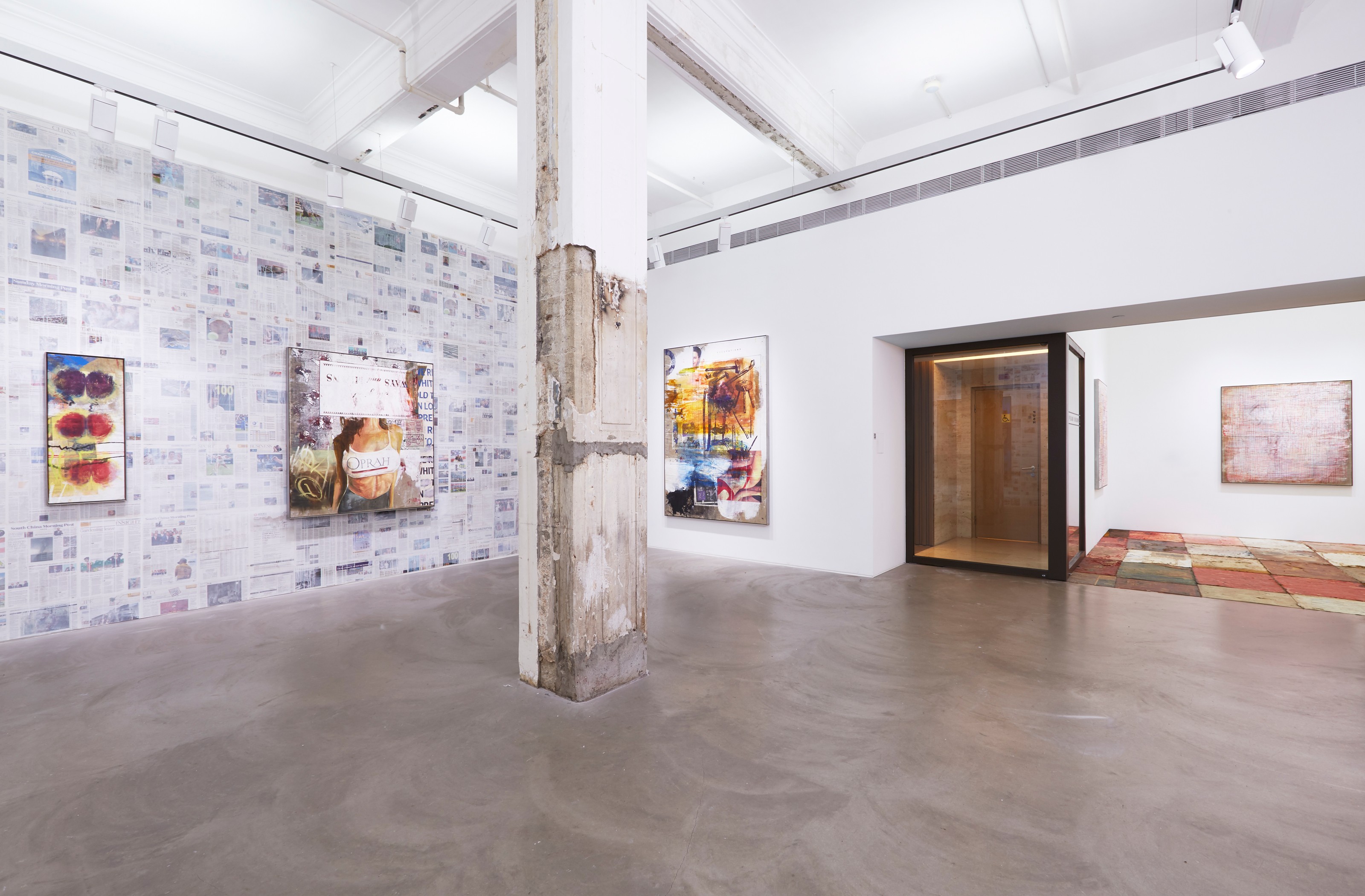 Installation view of Mandy El-Sayegh at Lehmann Maupin Hong Kong
