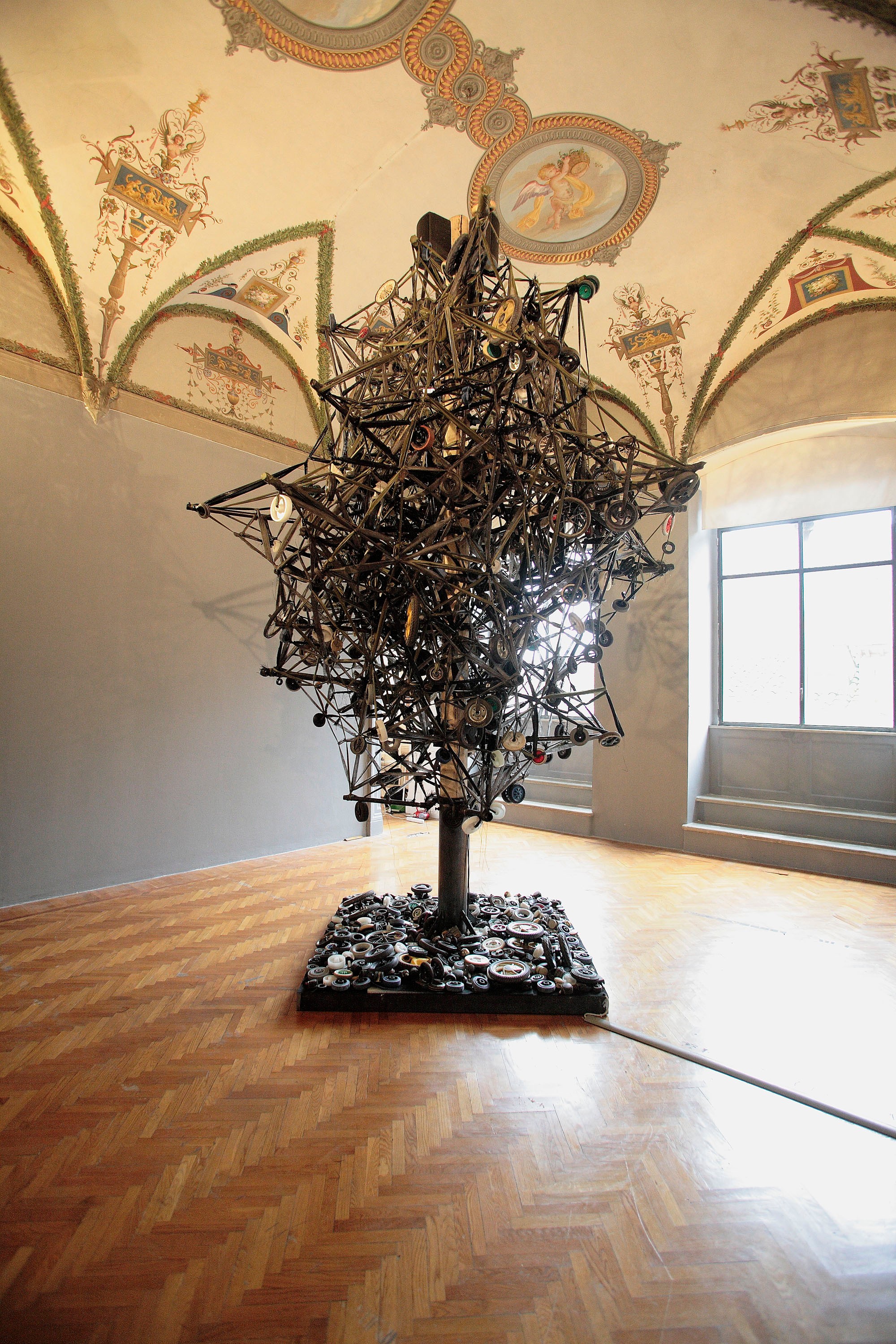 Installation view of The Refinery x: a Simple Twist of Fate at Palazzo delle Papesse