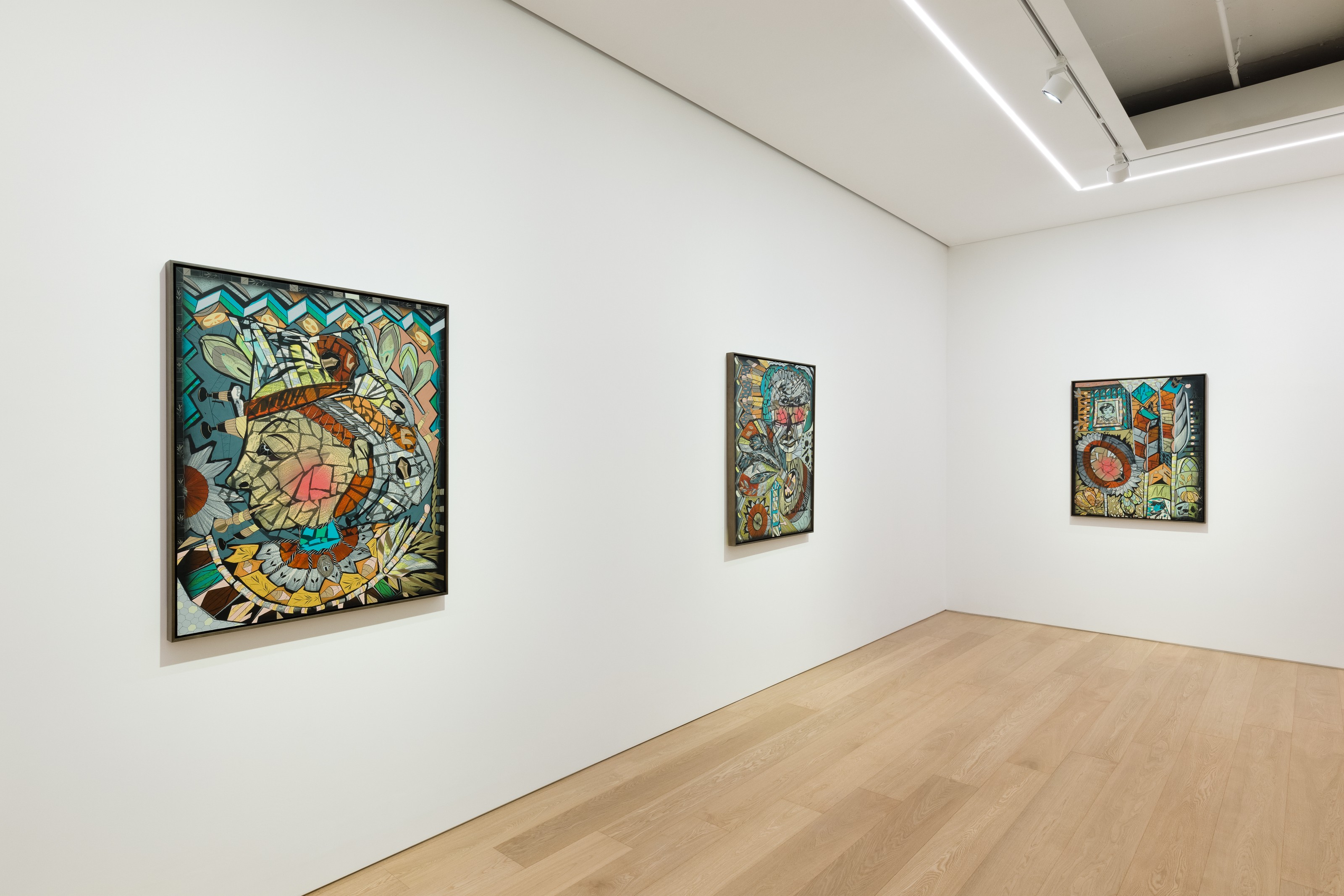 Installation view of Lari Pittman at Lehmann Maupin Seoul