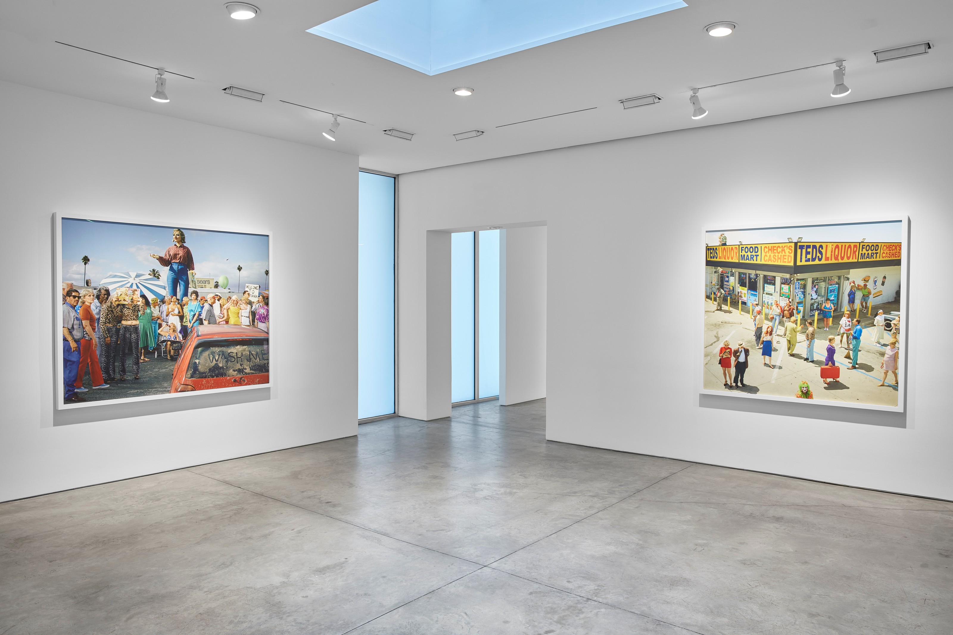 Installation view of Alex Prager at Lehmann Maupin New York
