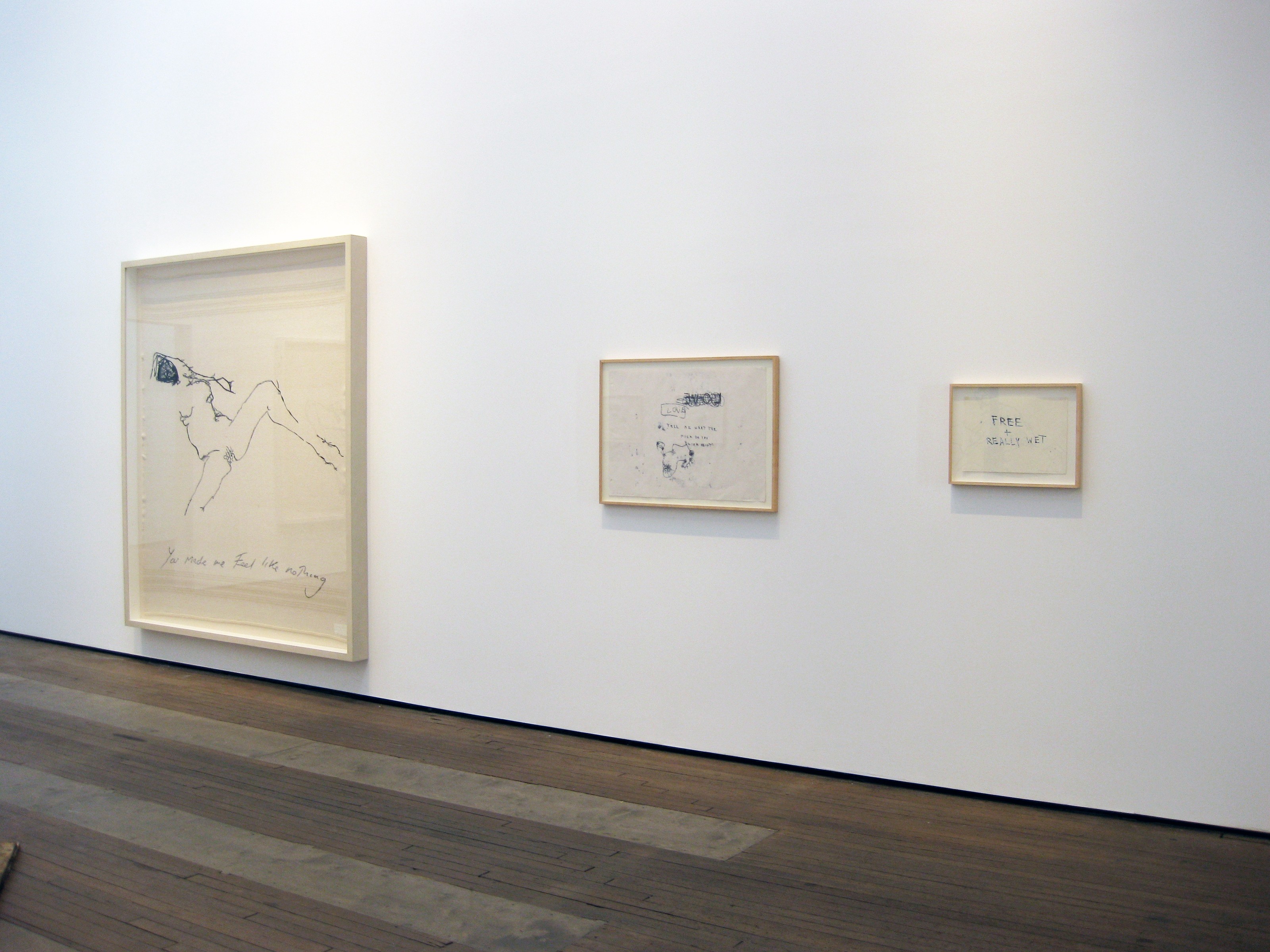 Installation view of Only God Knows I'm Good at Lehmann Maupin New York
