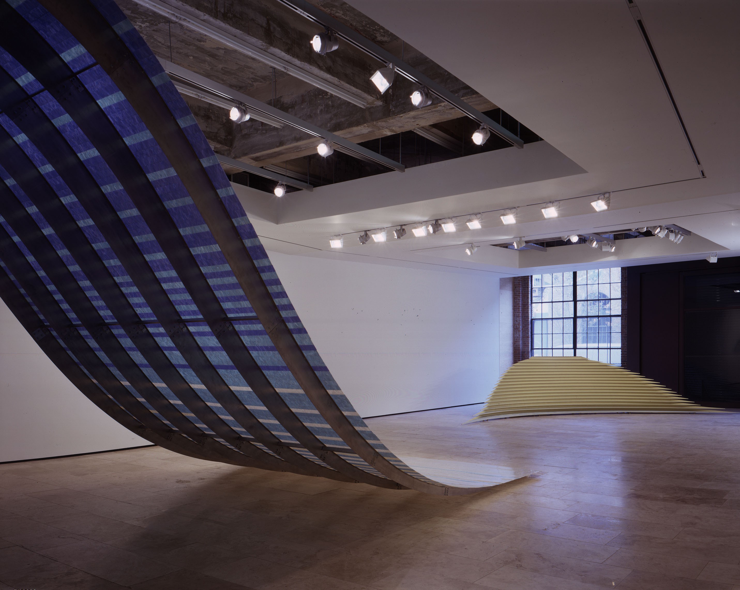 Installation view of Teresita Fernández at Lehmann Maupin New York