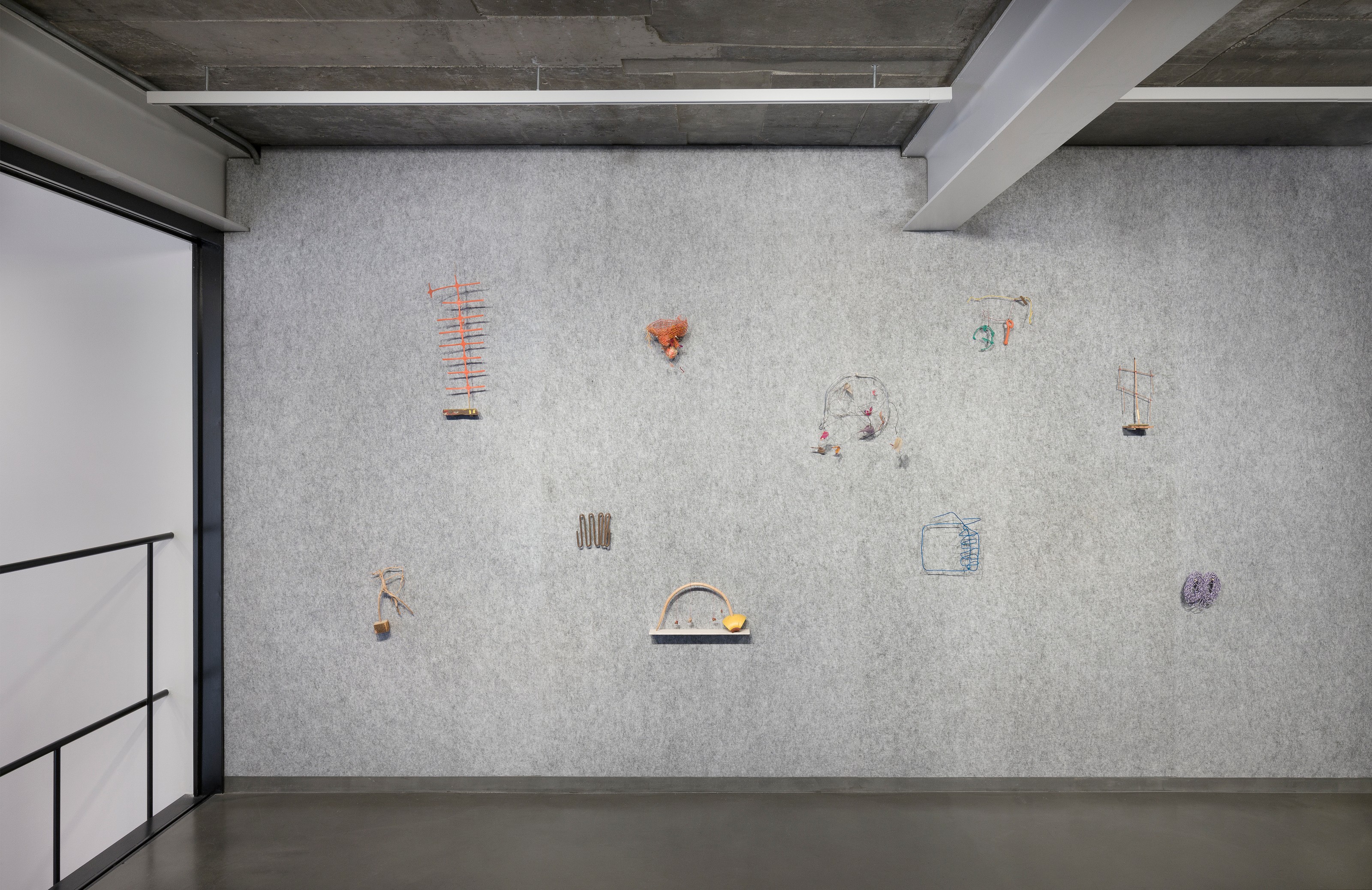 Installation view of Cecilia Vicuña at Lehmann Maupin Seoul