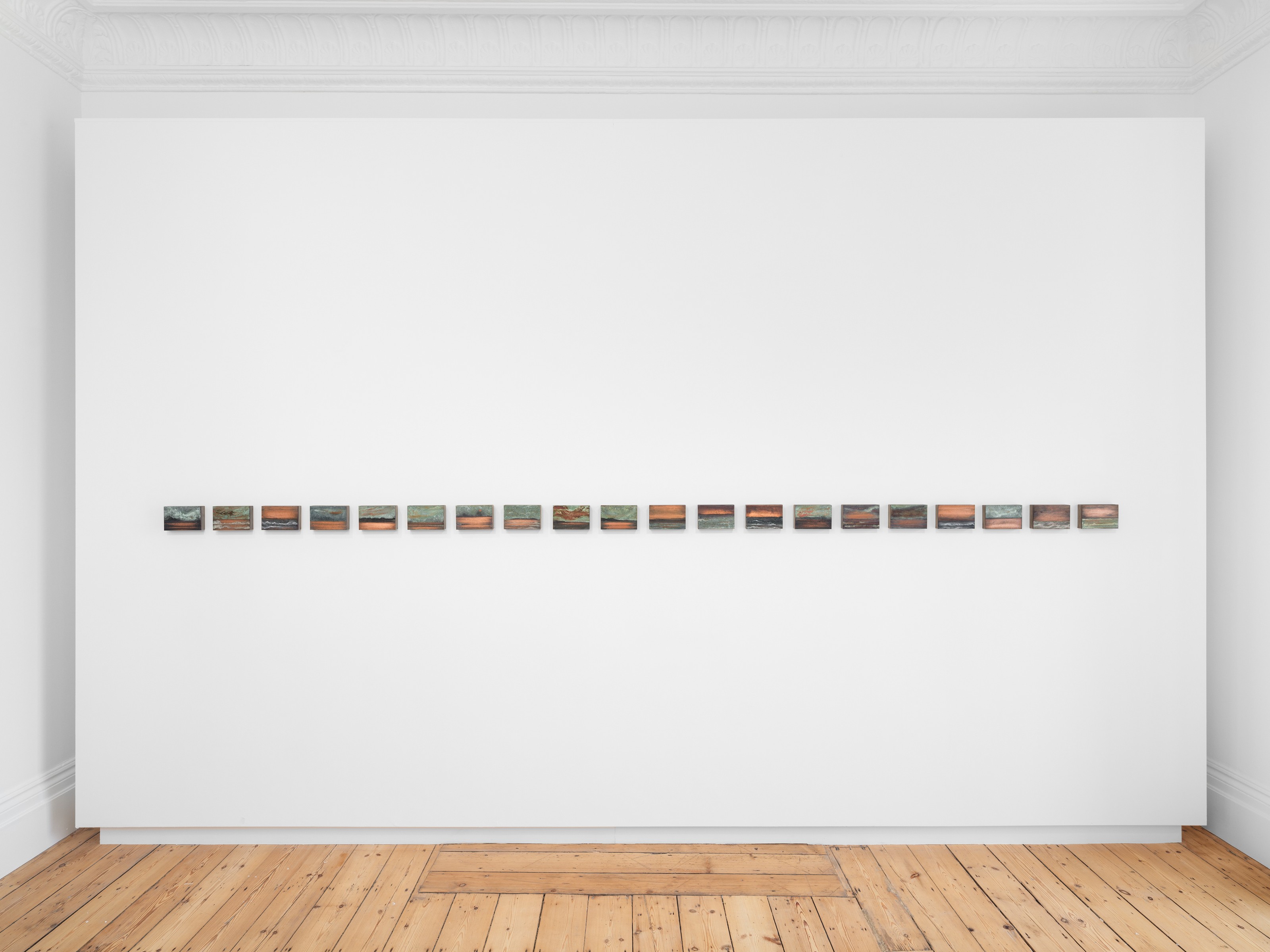 Installation view of Teresita Fernández at Lehmann Maupin London