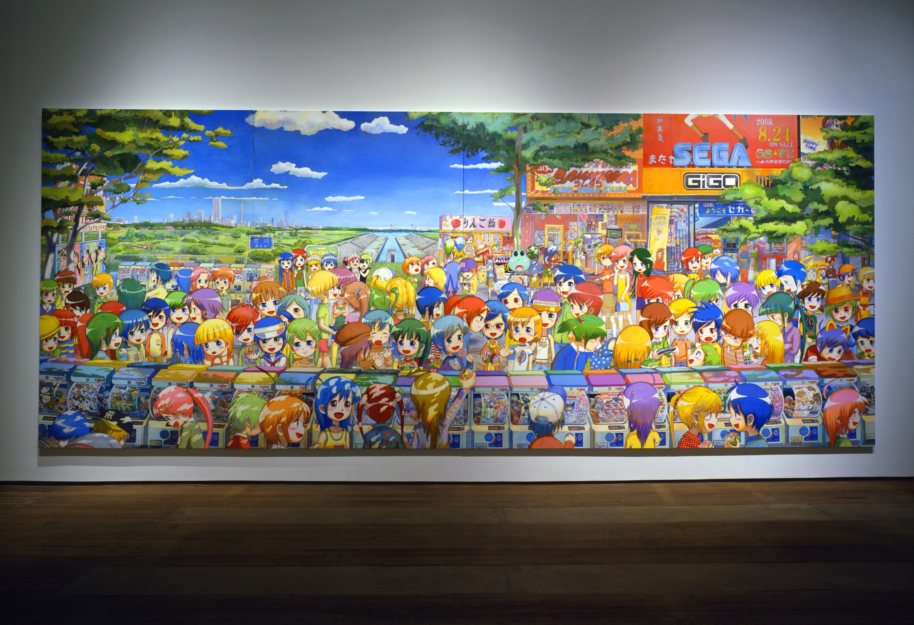 Installation view of Nobody Dies at Lehmann Maupin New York