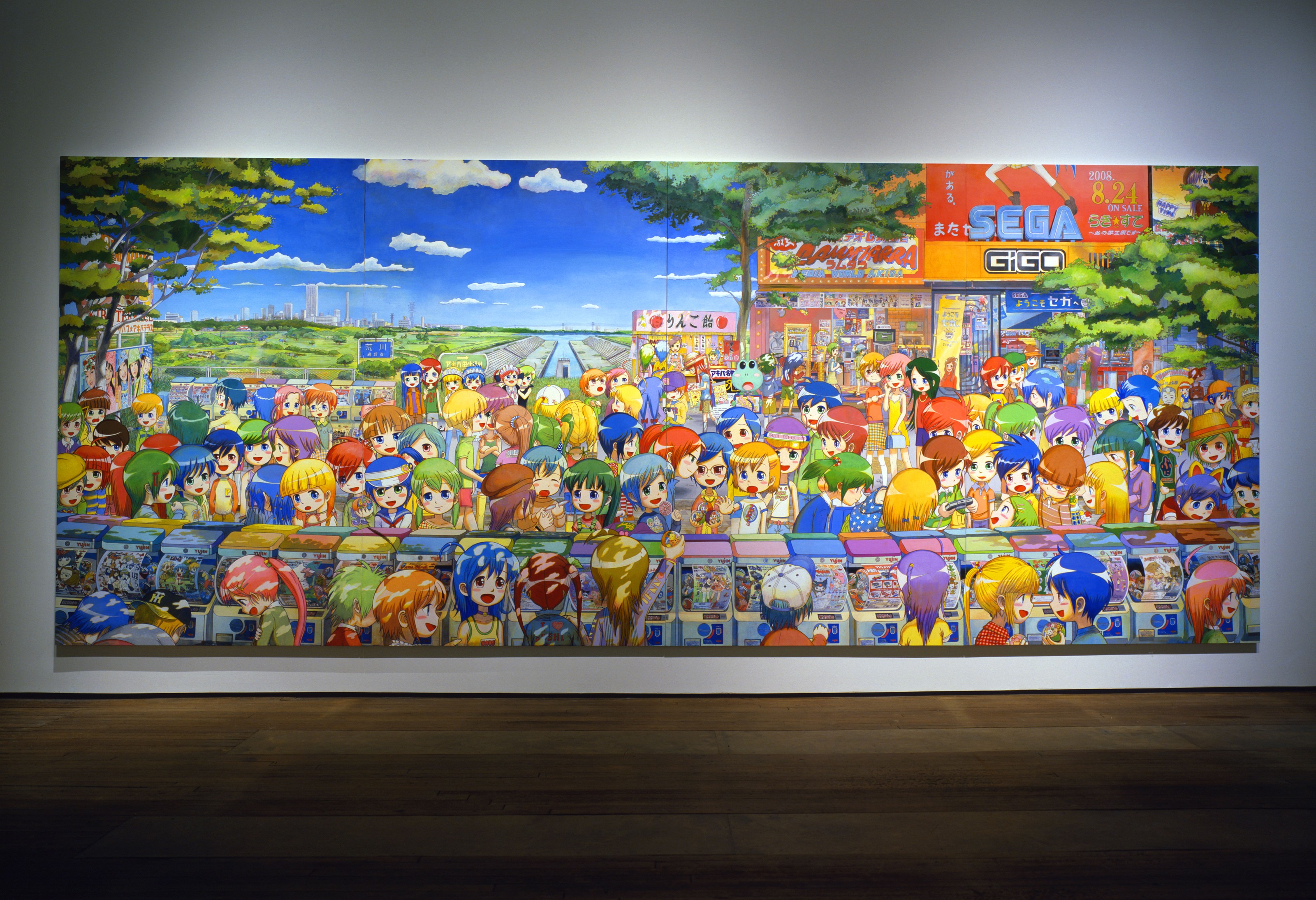 Installation view of Nobody Dies at Lehmann Maupin New York