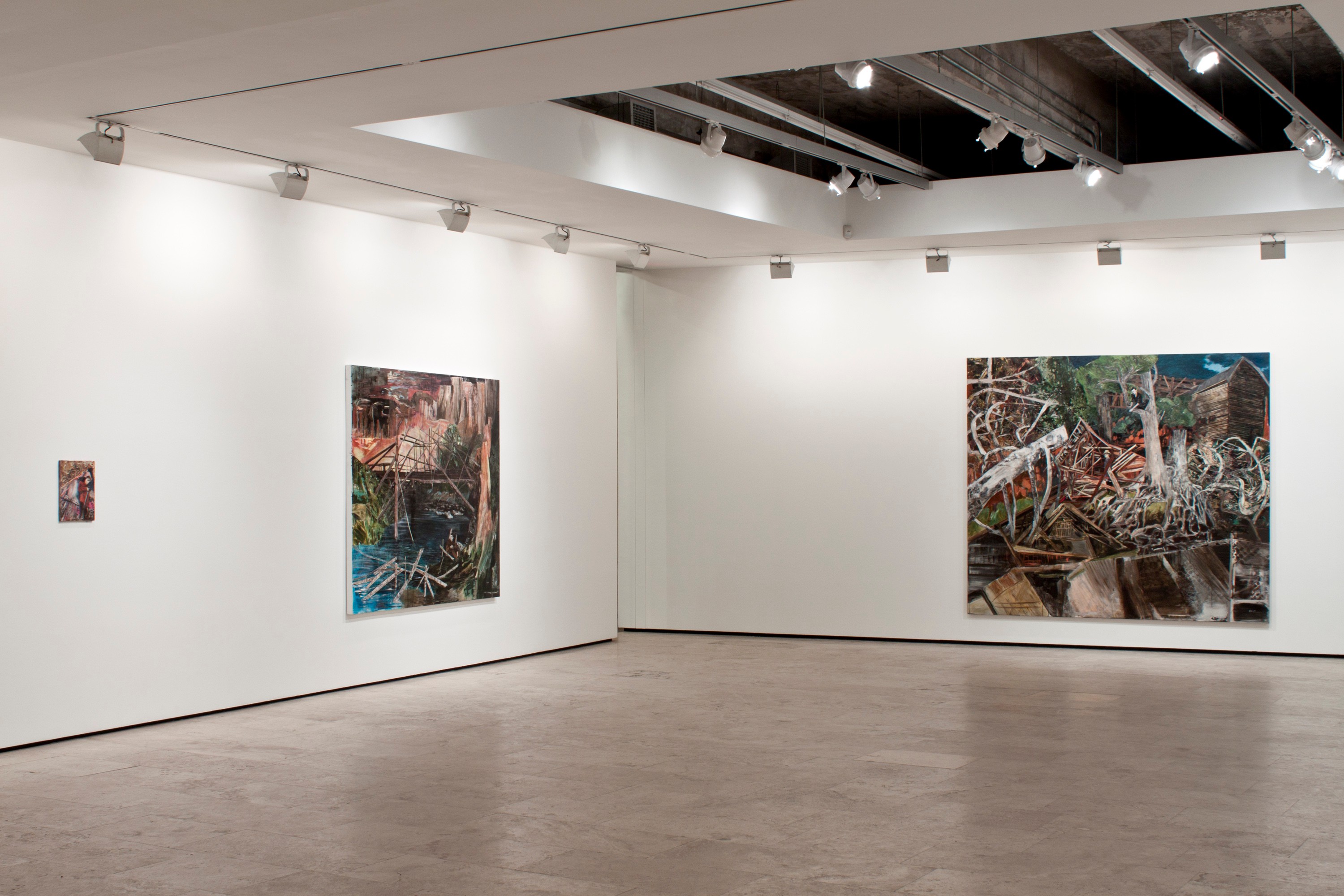Installation view of Occult Contemporary at Lehmann Maupin New York