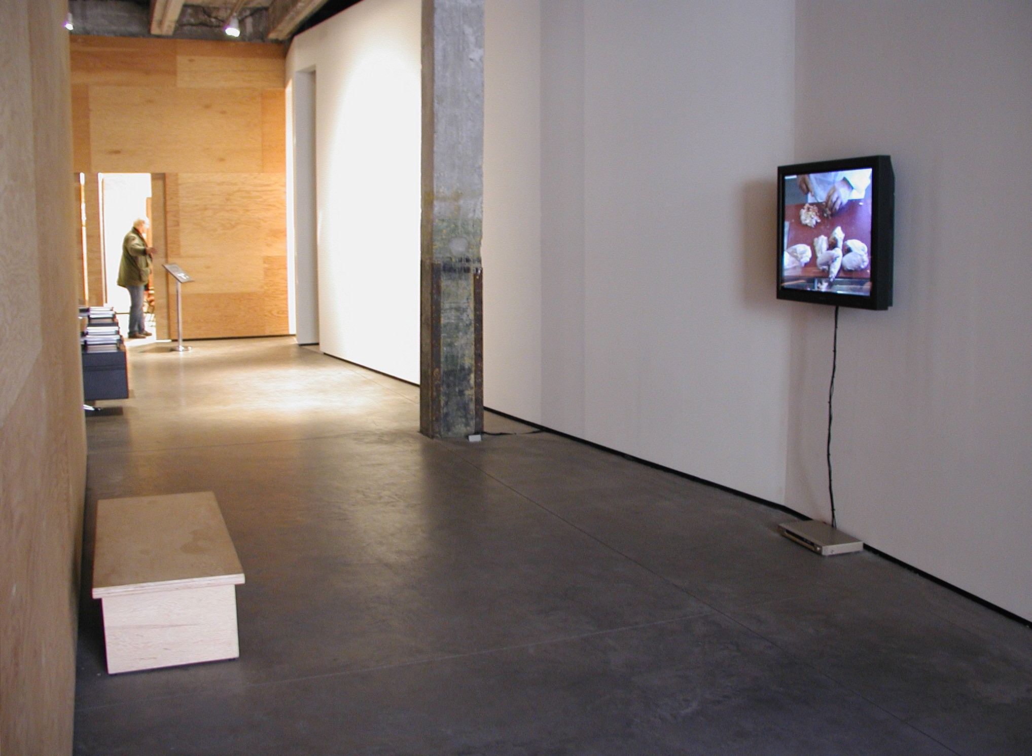 Installation view of Marie José Burki at Lehmann Maupin New York