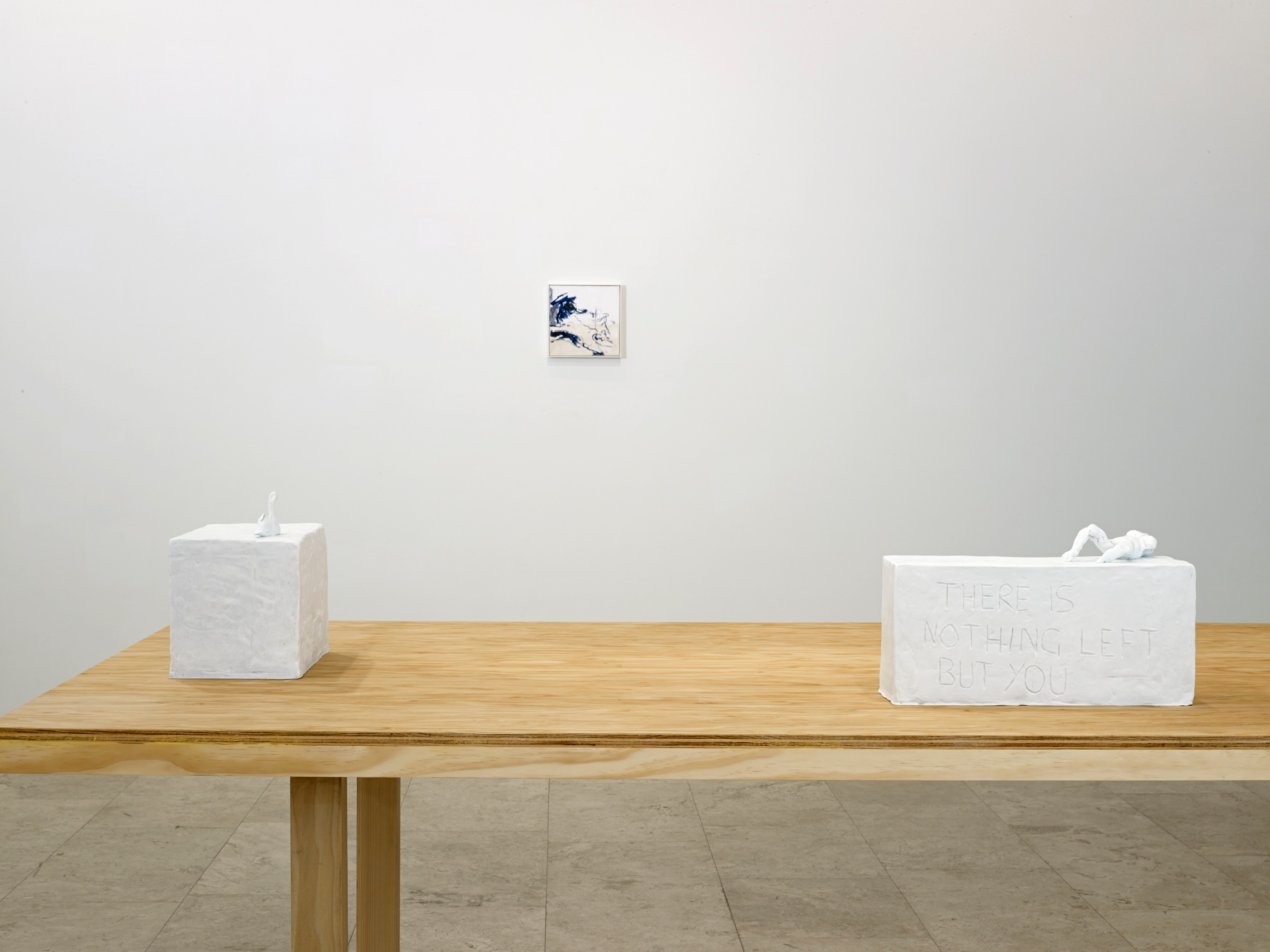 Installation view of I Followed You To The Sun at Lehmann Maupin New York