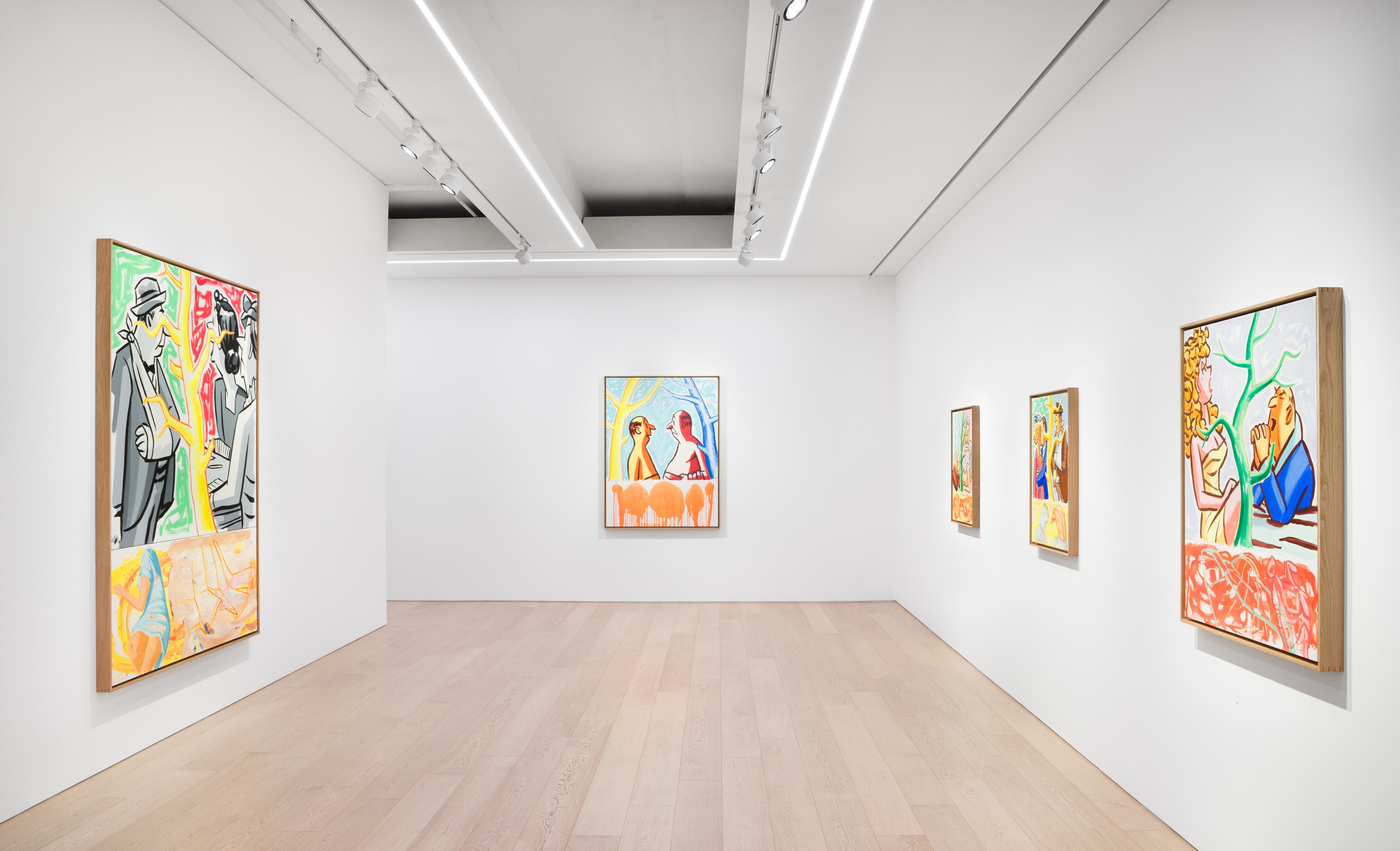 Installation view of David Salle at Lehmann Maupin Seoul