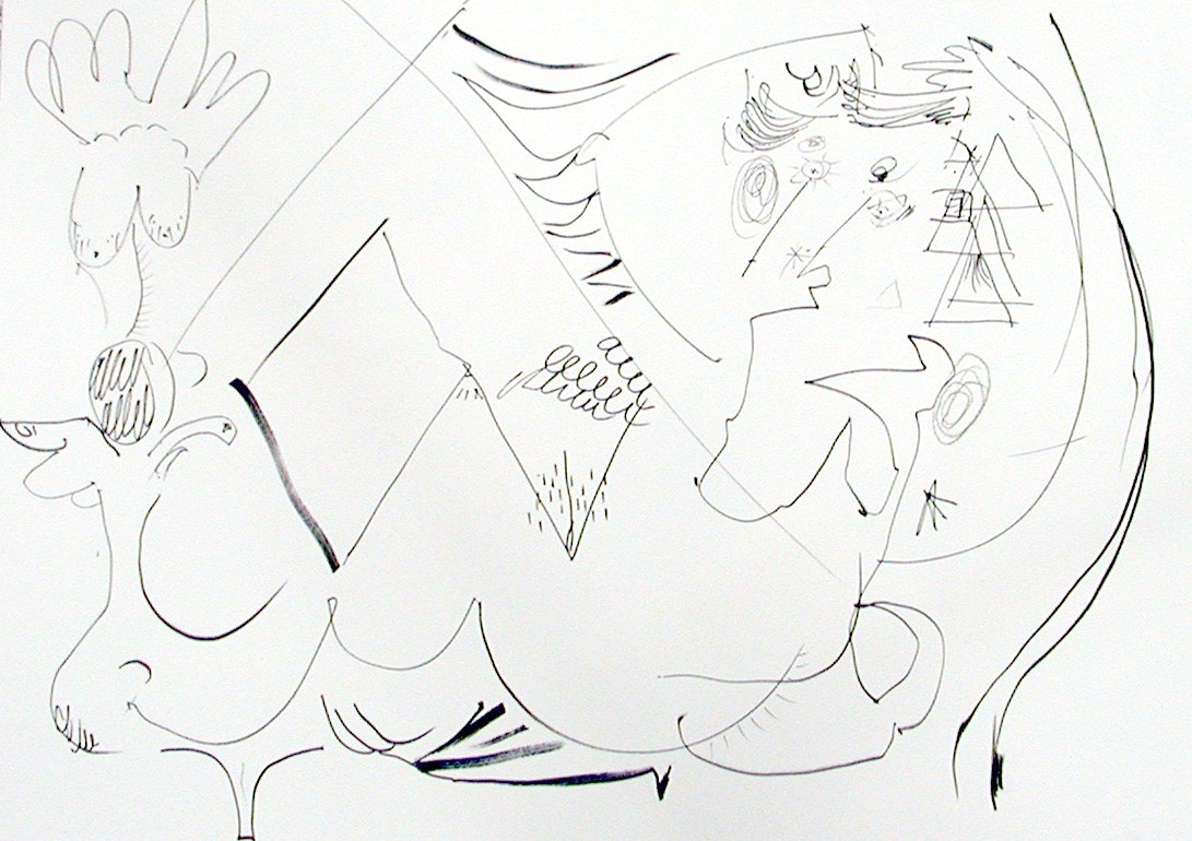Drawing by Pedro Barbeito