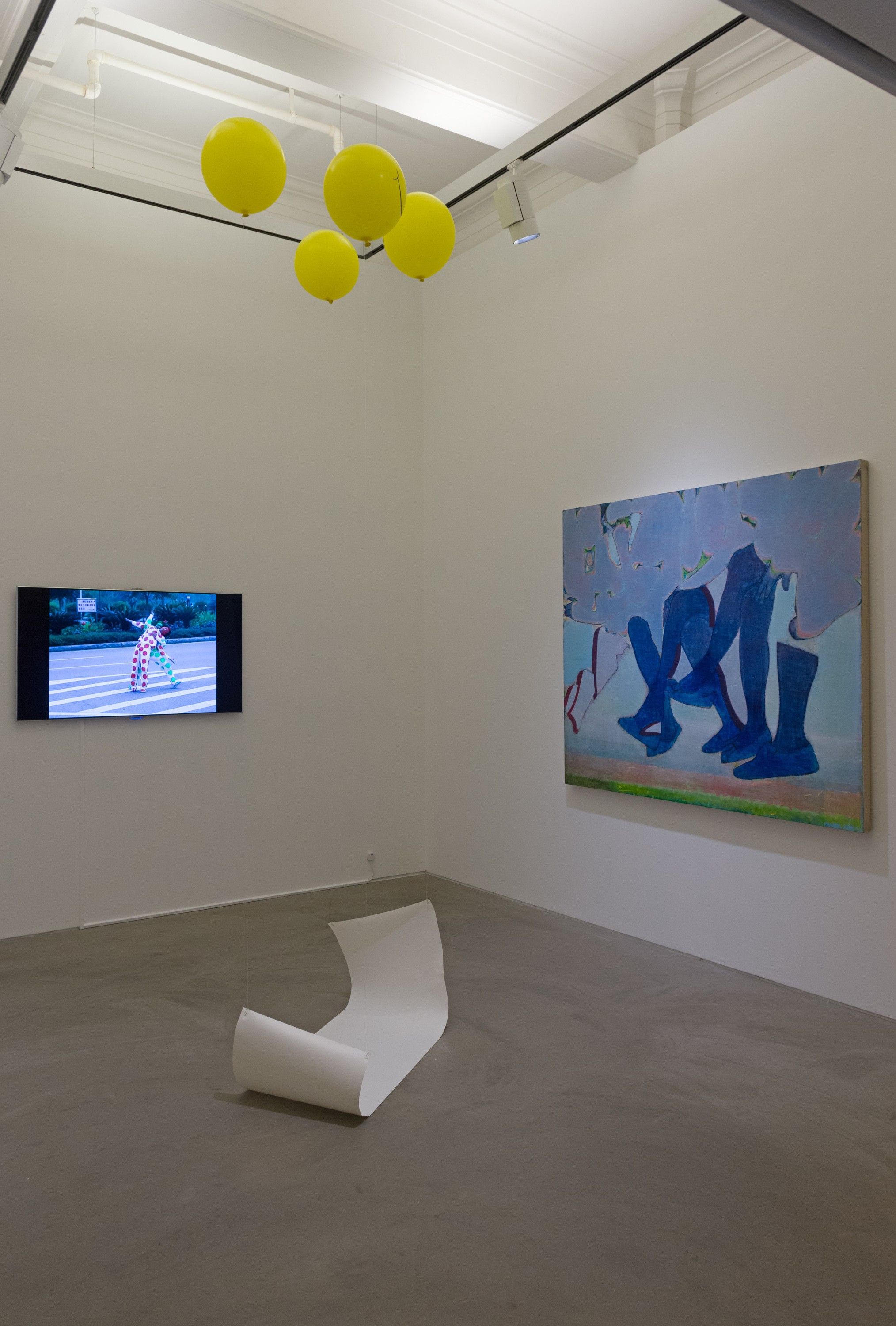 Installation view of Nocturnal Friendships at Lehmann Maupin Hong Kong