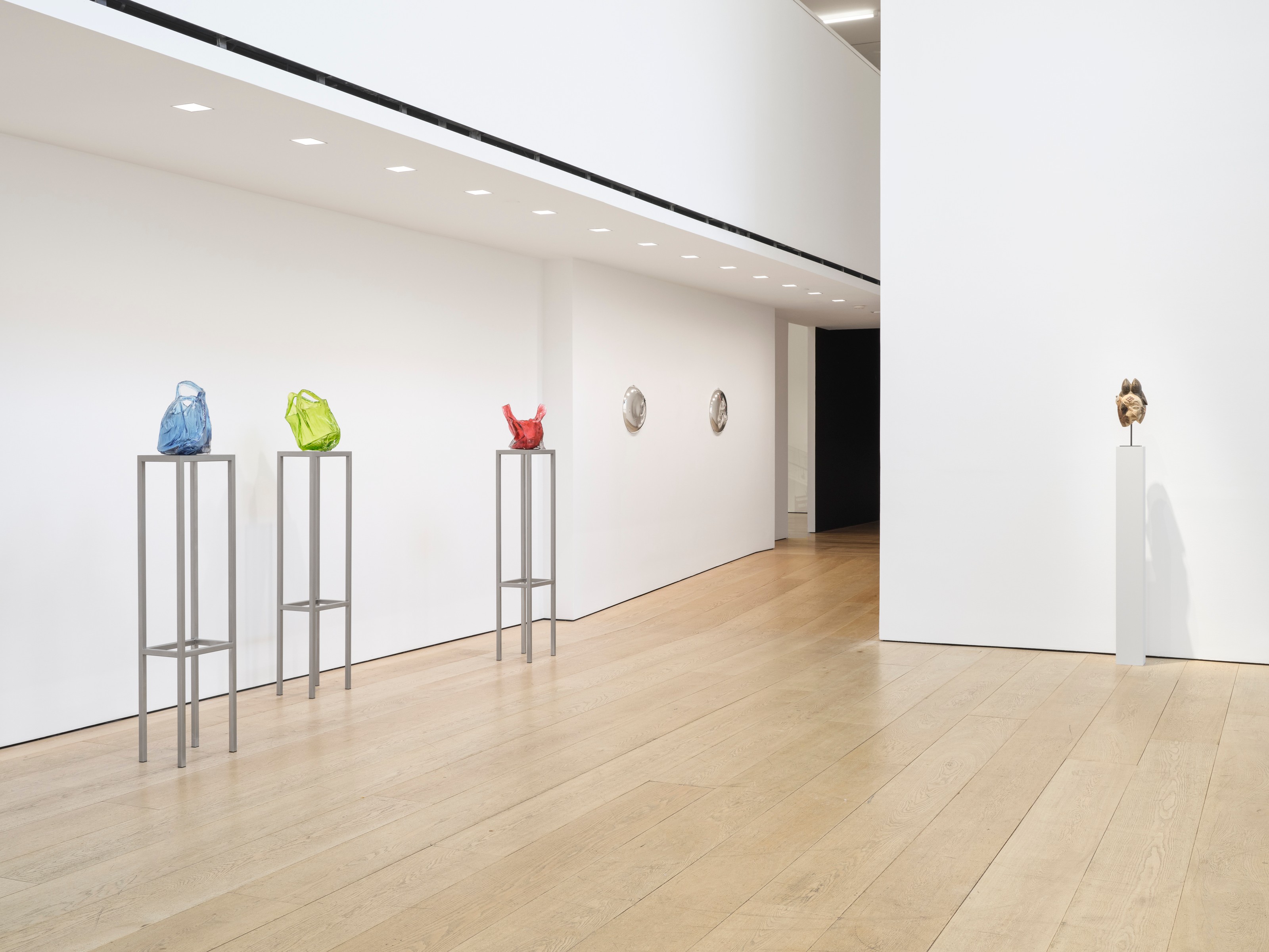 Installation view of Kader Attia at Lehmann Maupin New York