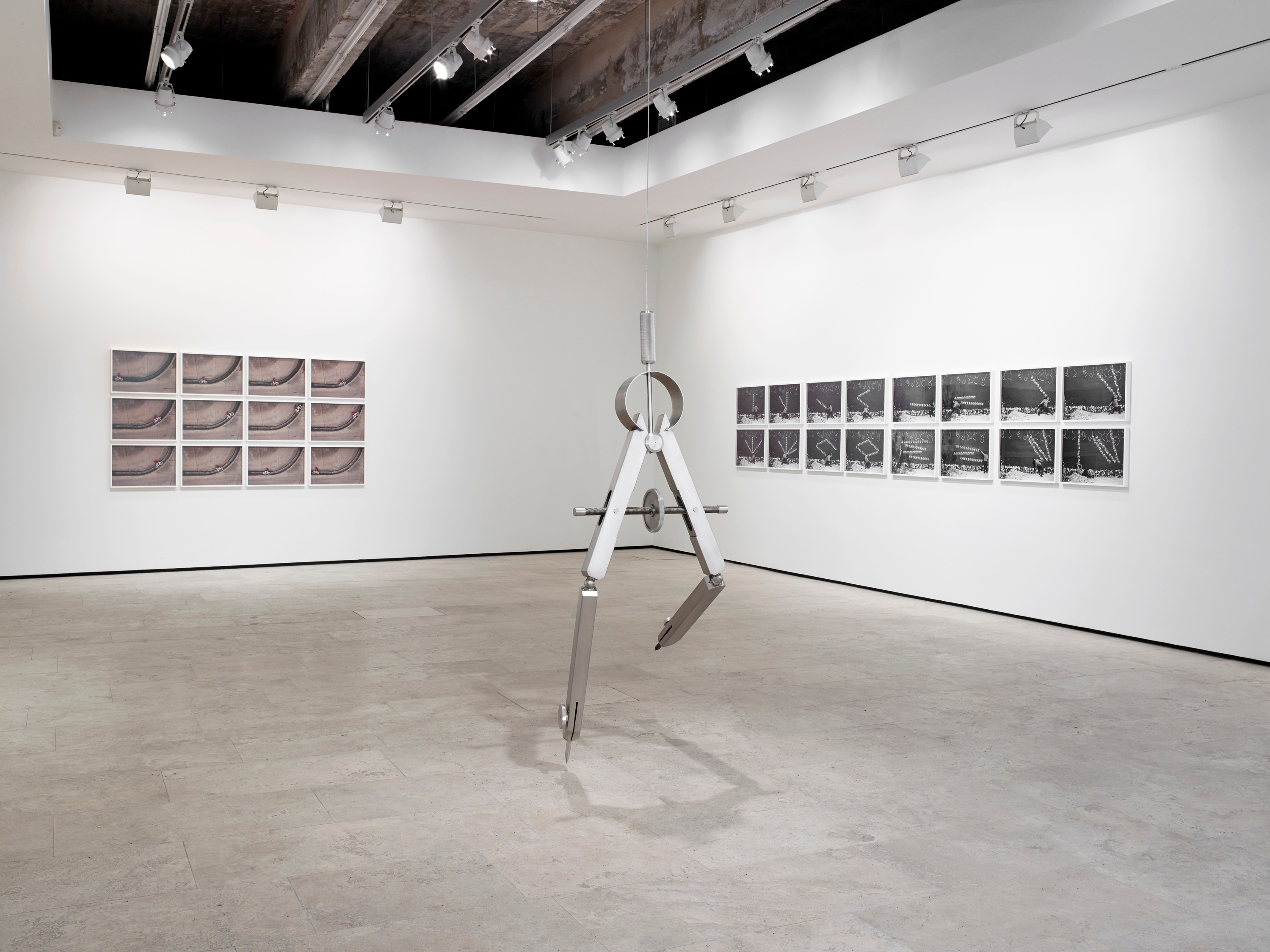 Installation view of Take Your Mind Off The Street at Lehmann Maupin New York