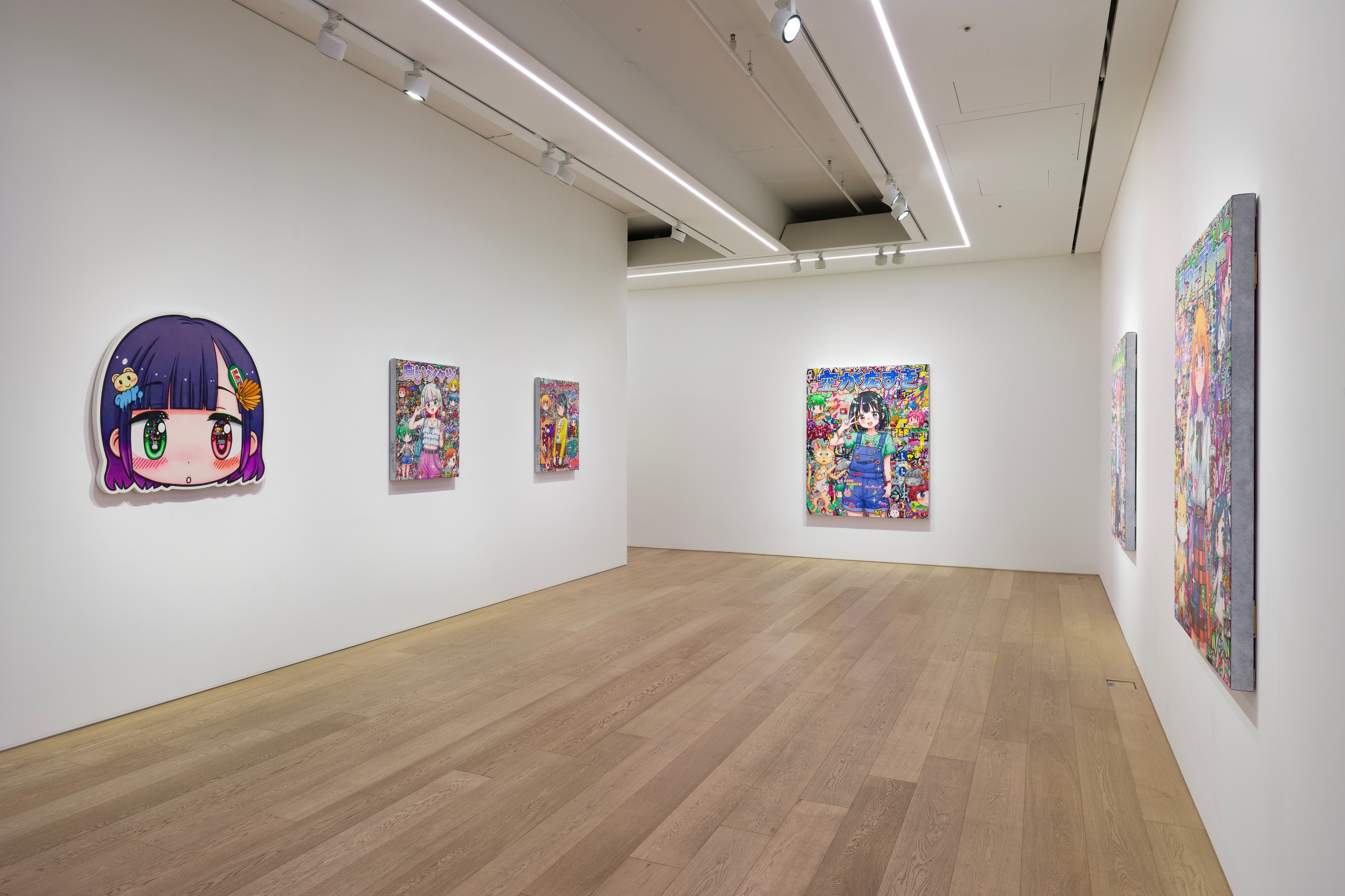 Installation view of What the Season Left Behind. Hm? The Sky's Clearing Up. at Lehmann Maupin Seoul