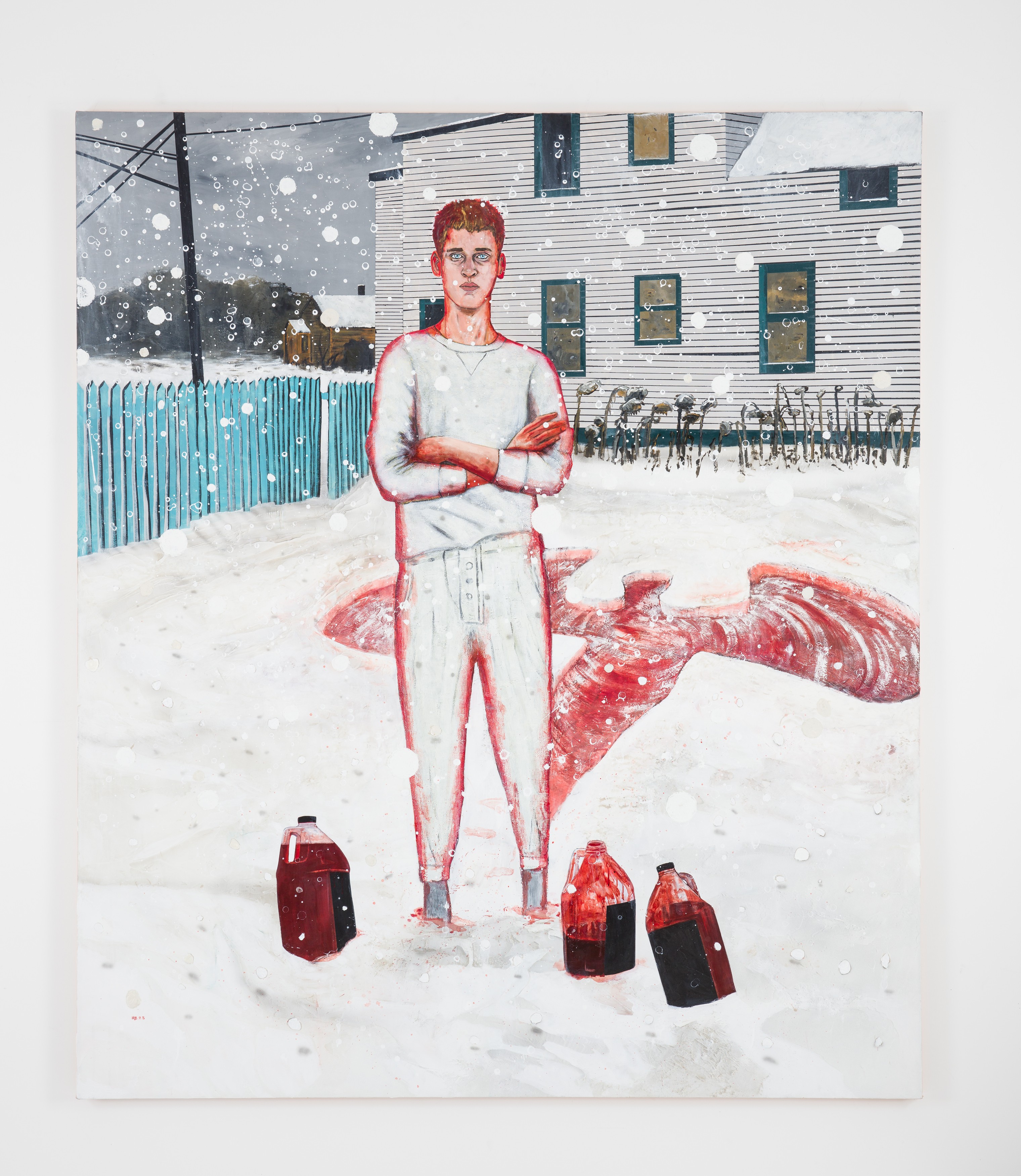 Painting by Hernan Bas
