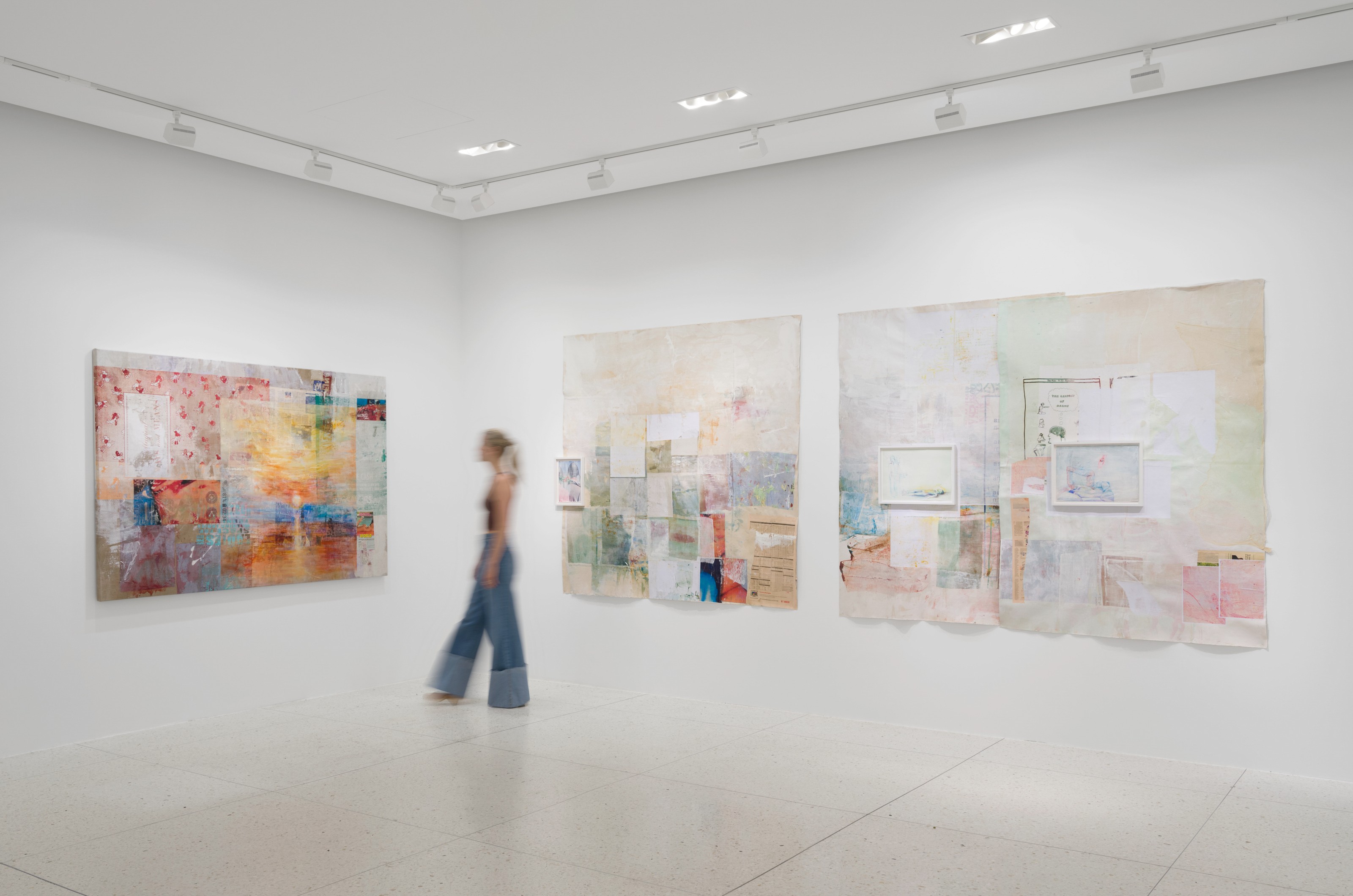 Installation view of Mandy El-Sayegh at Lehmann Maupin Palm Beach