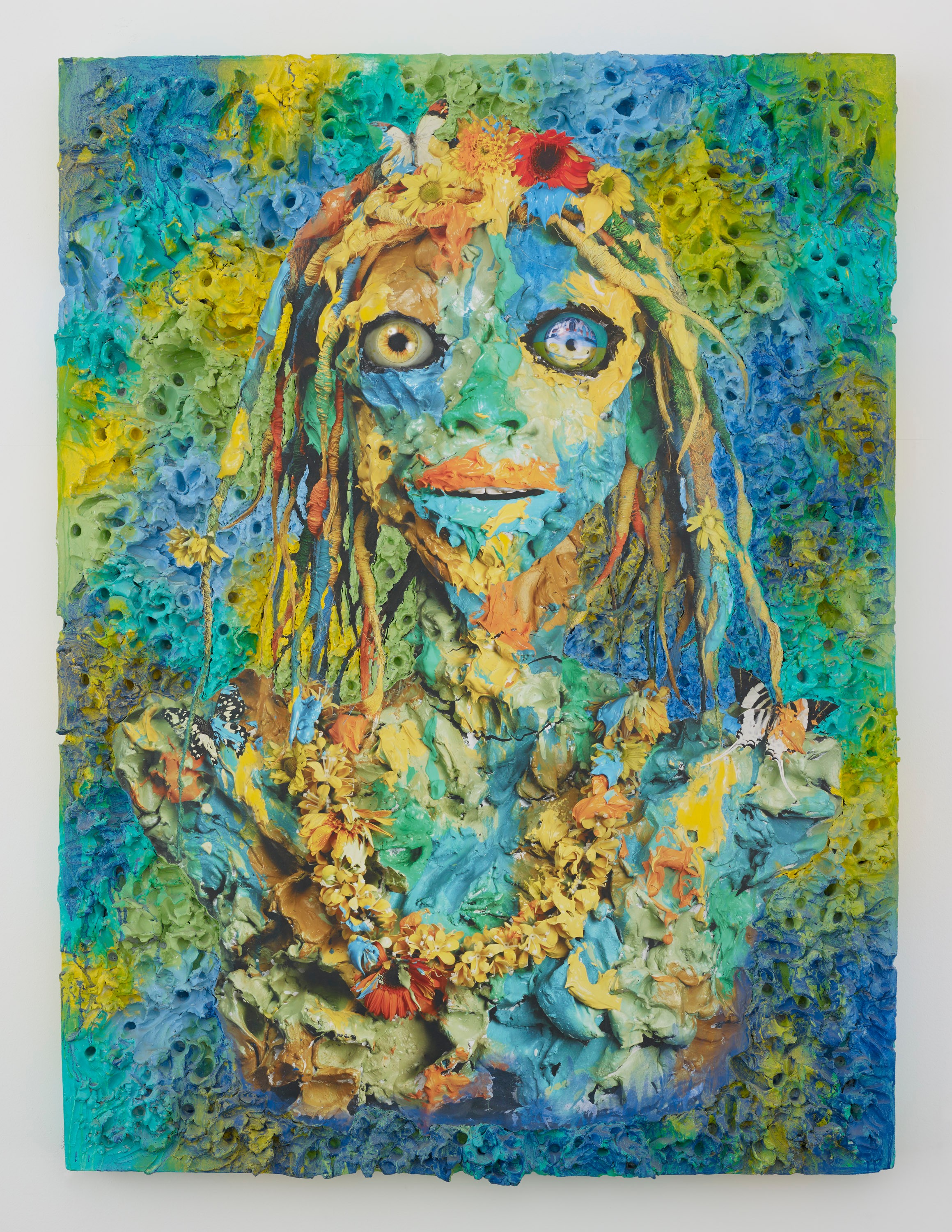 Painting by Ashley Bickerton
