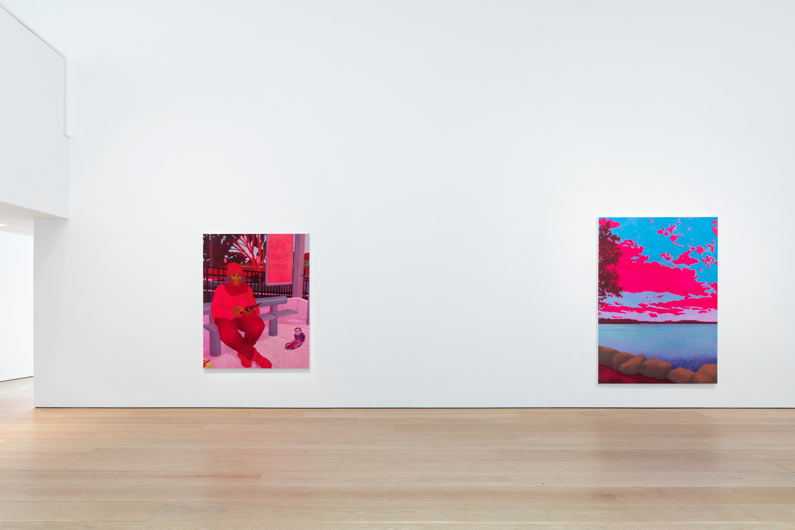 Installation view of Arcmanoro Niles at Lehmann Maupin New York