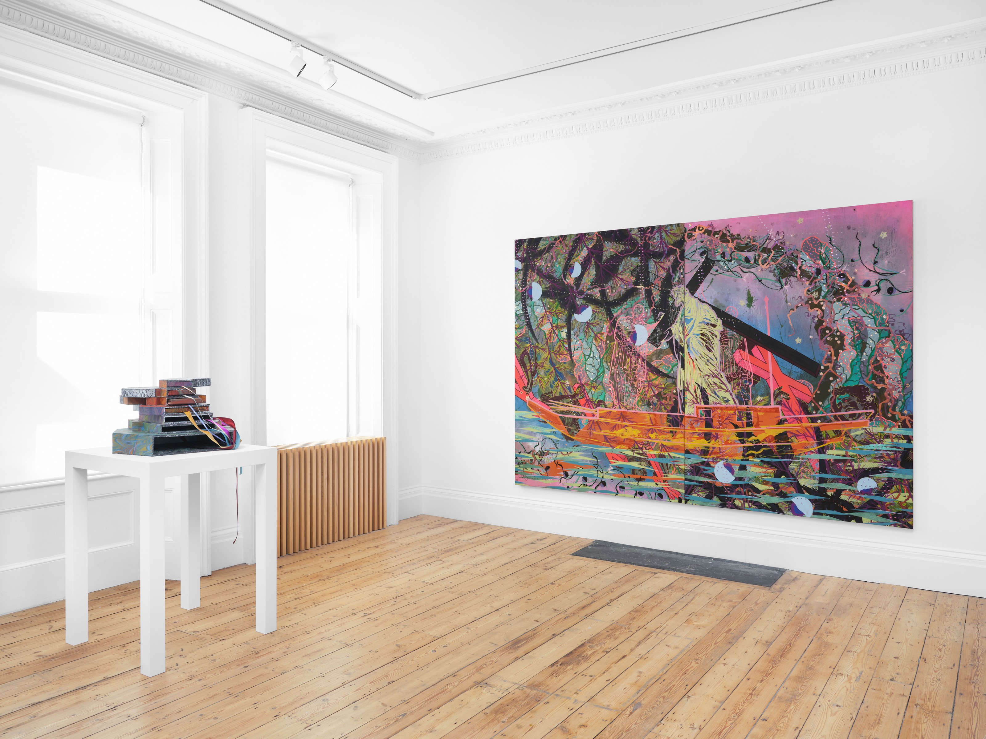 Installation view of Tammy Nguyen at Lehmann Maupin London