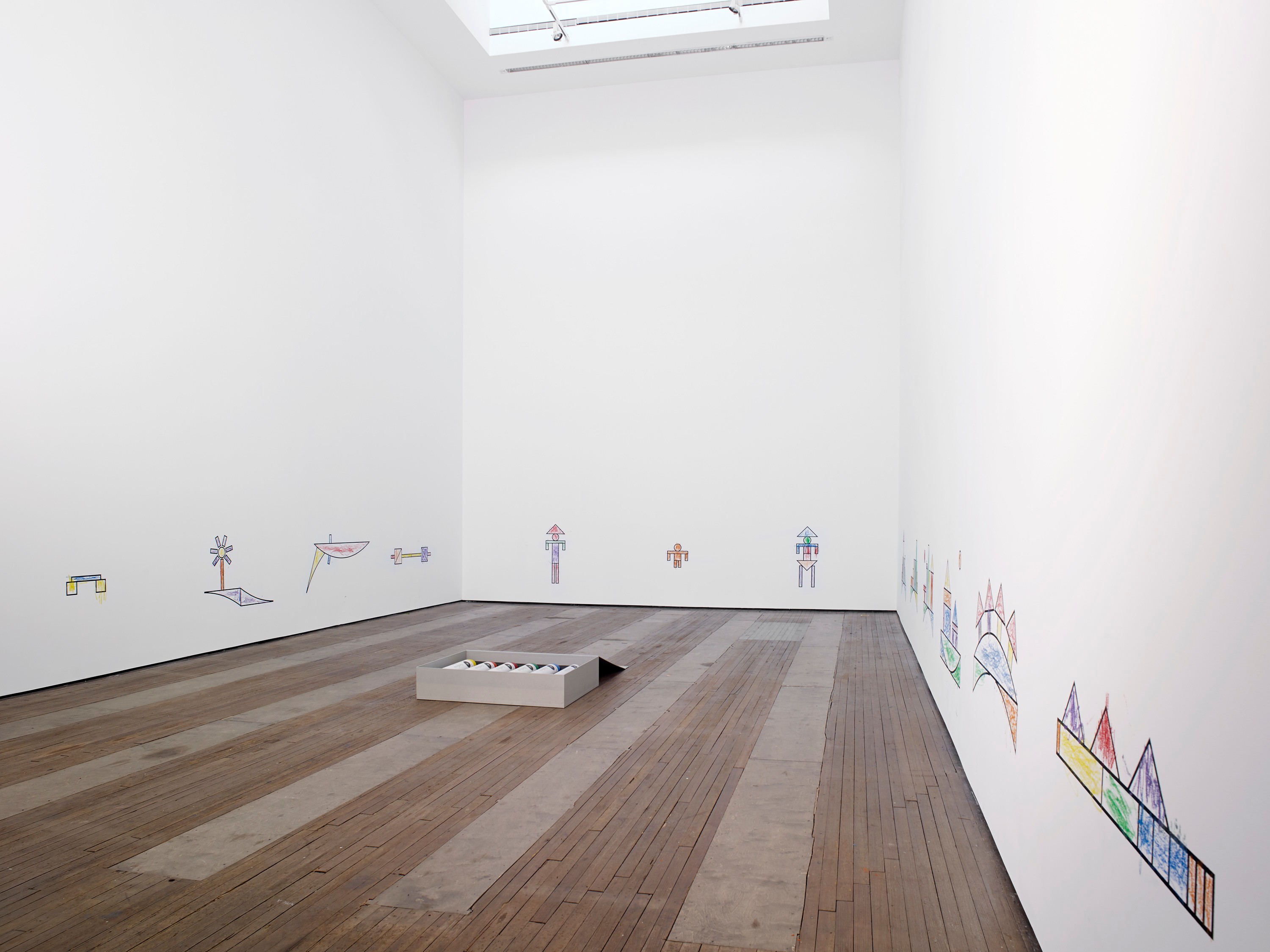 Installation view of Paries Pictus at Lehmann Maupin New York