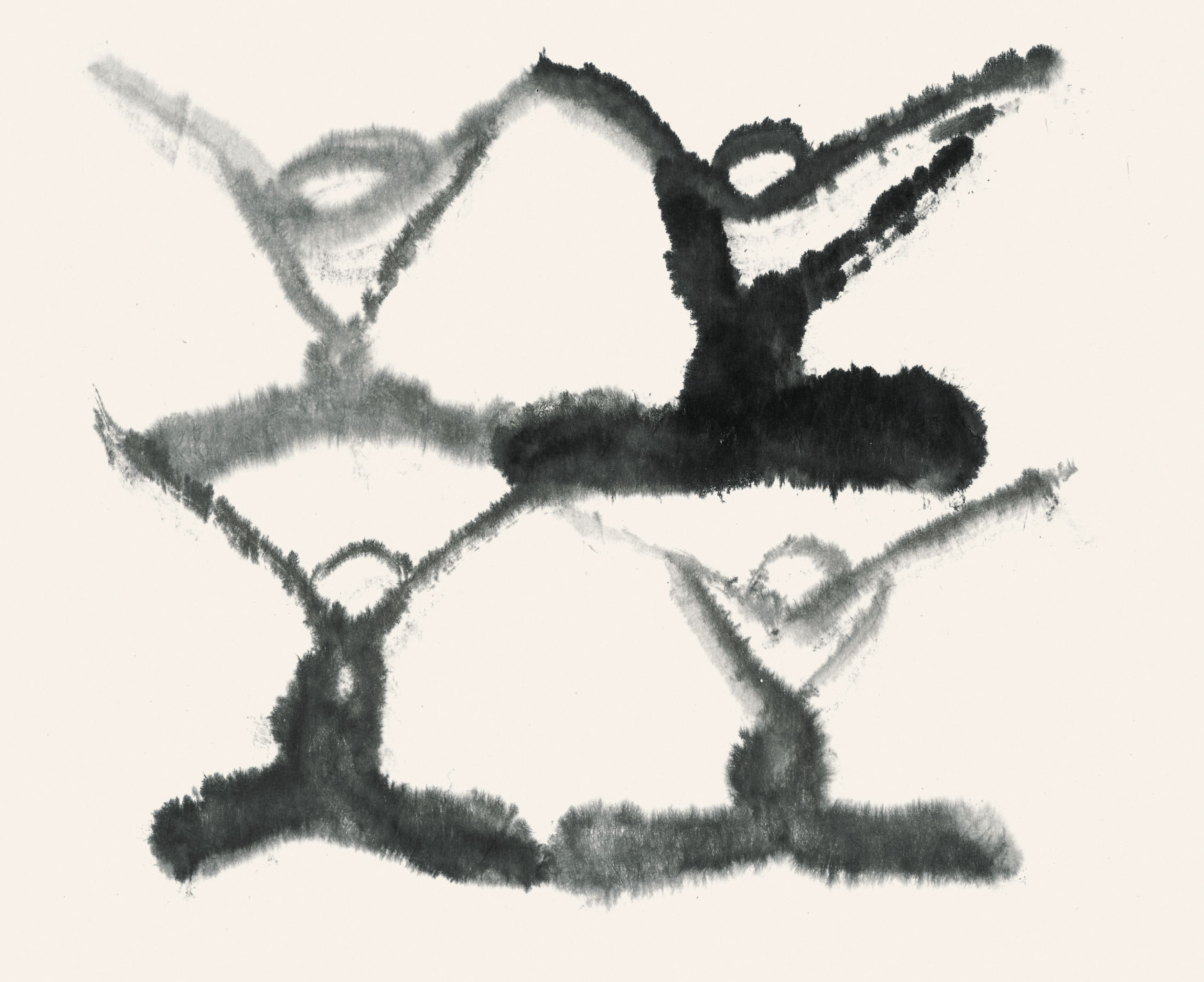 Work on paper by Suh Se Ok