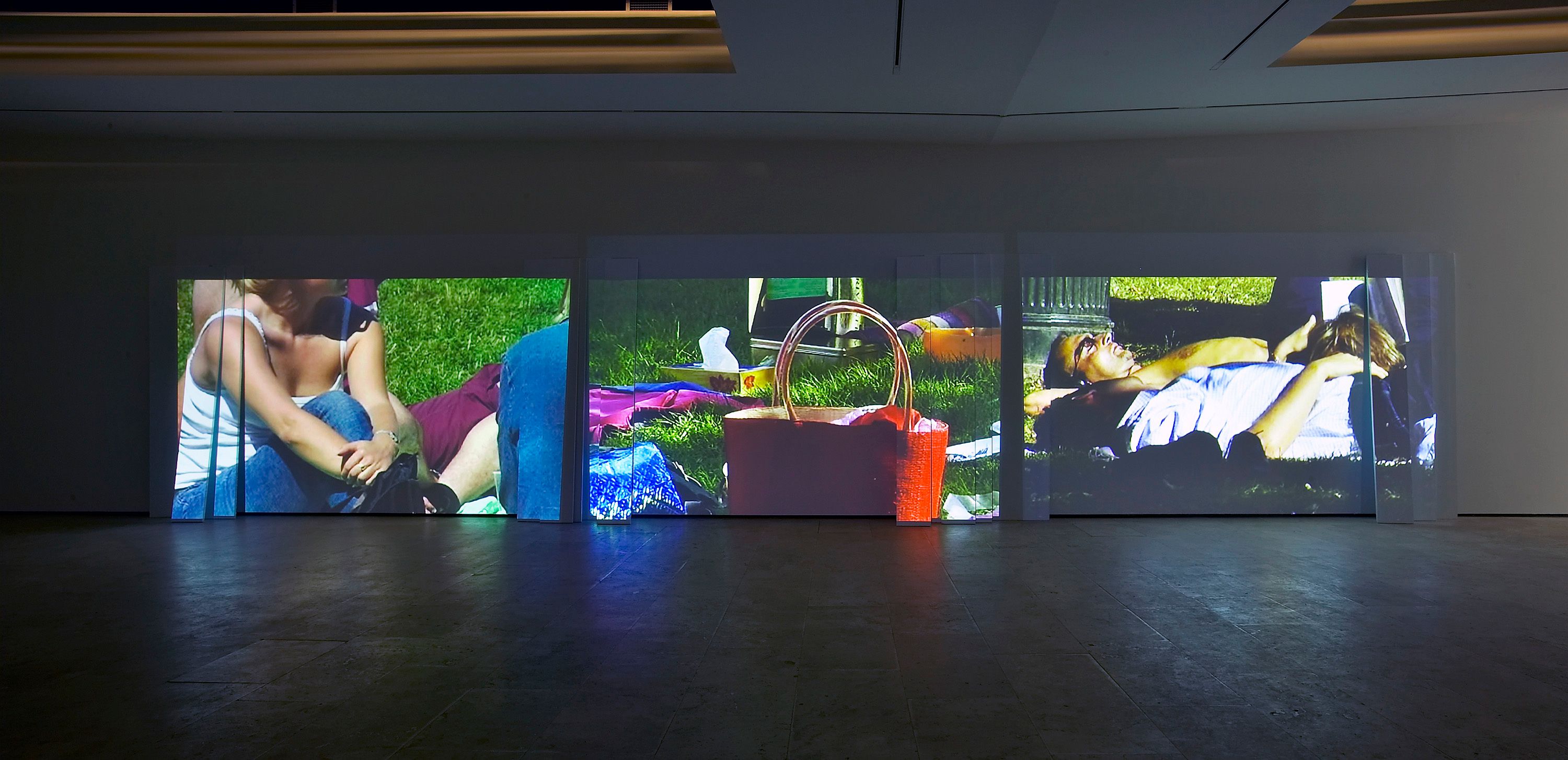 Installation view of Marie José Burki at Lehmann Maupin New York