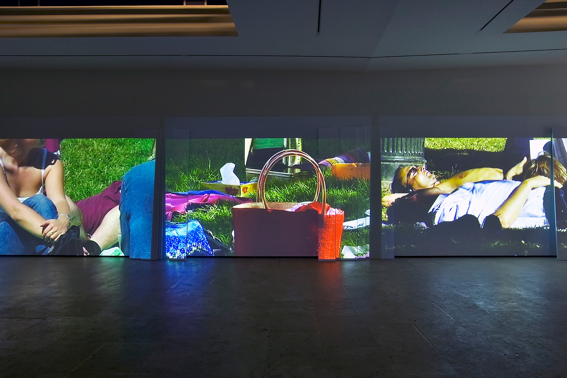 Installation view of Marie José Burki at Lehmann Maupin New York