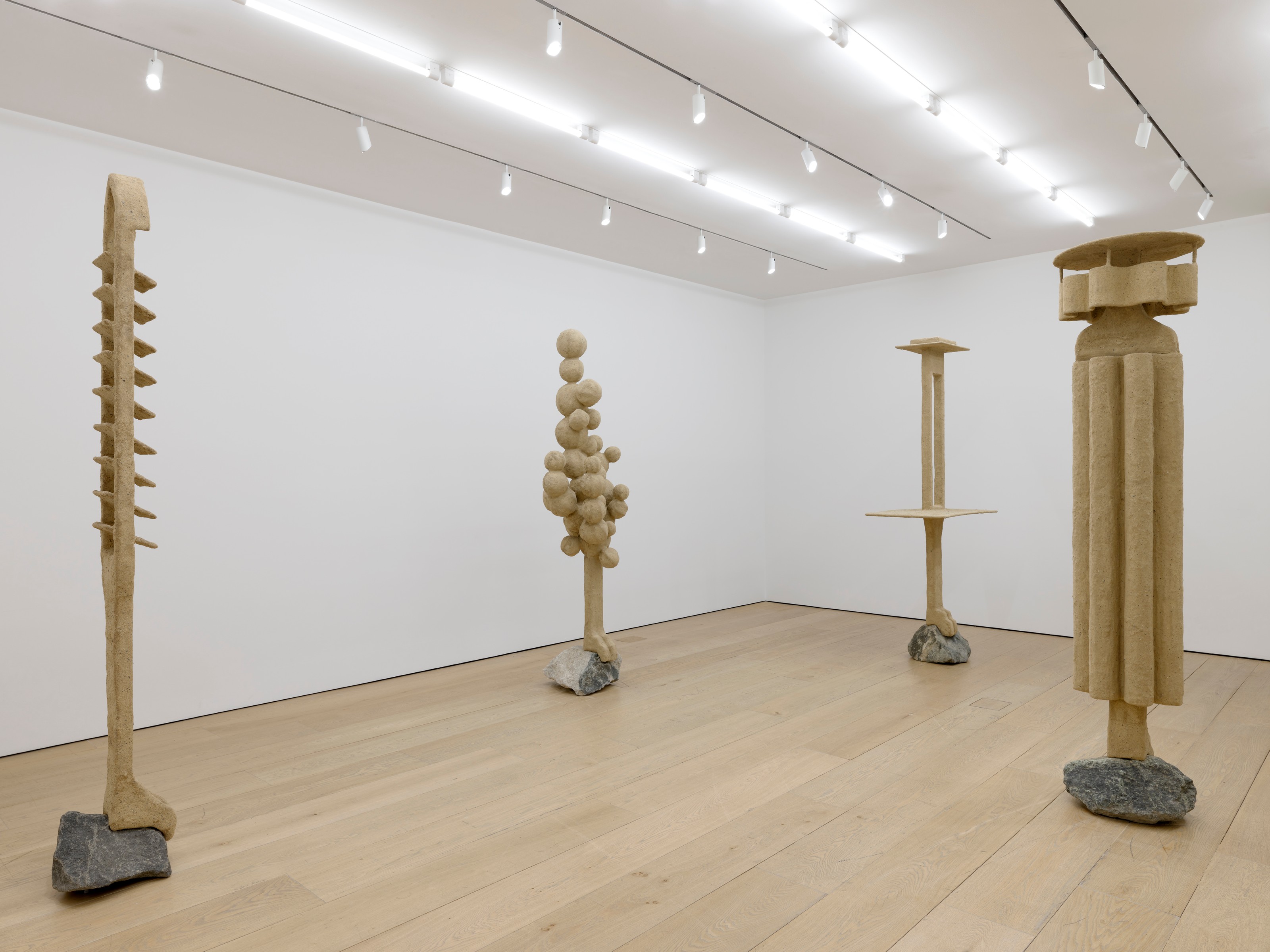Installation view of Oren PInhassi at Lehmann Maupin New York