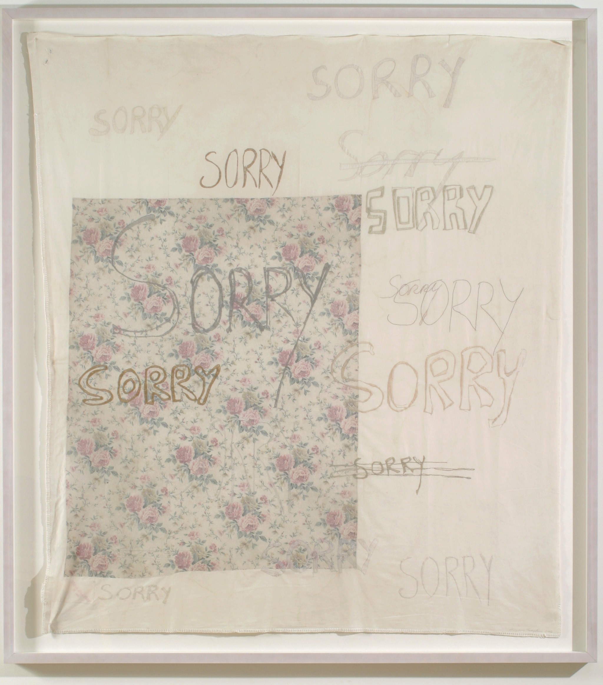 Embroidery by Tracey Emin