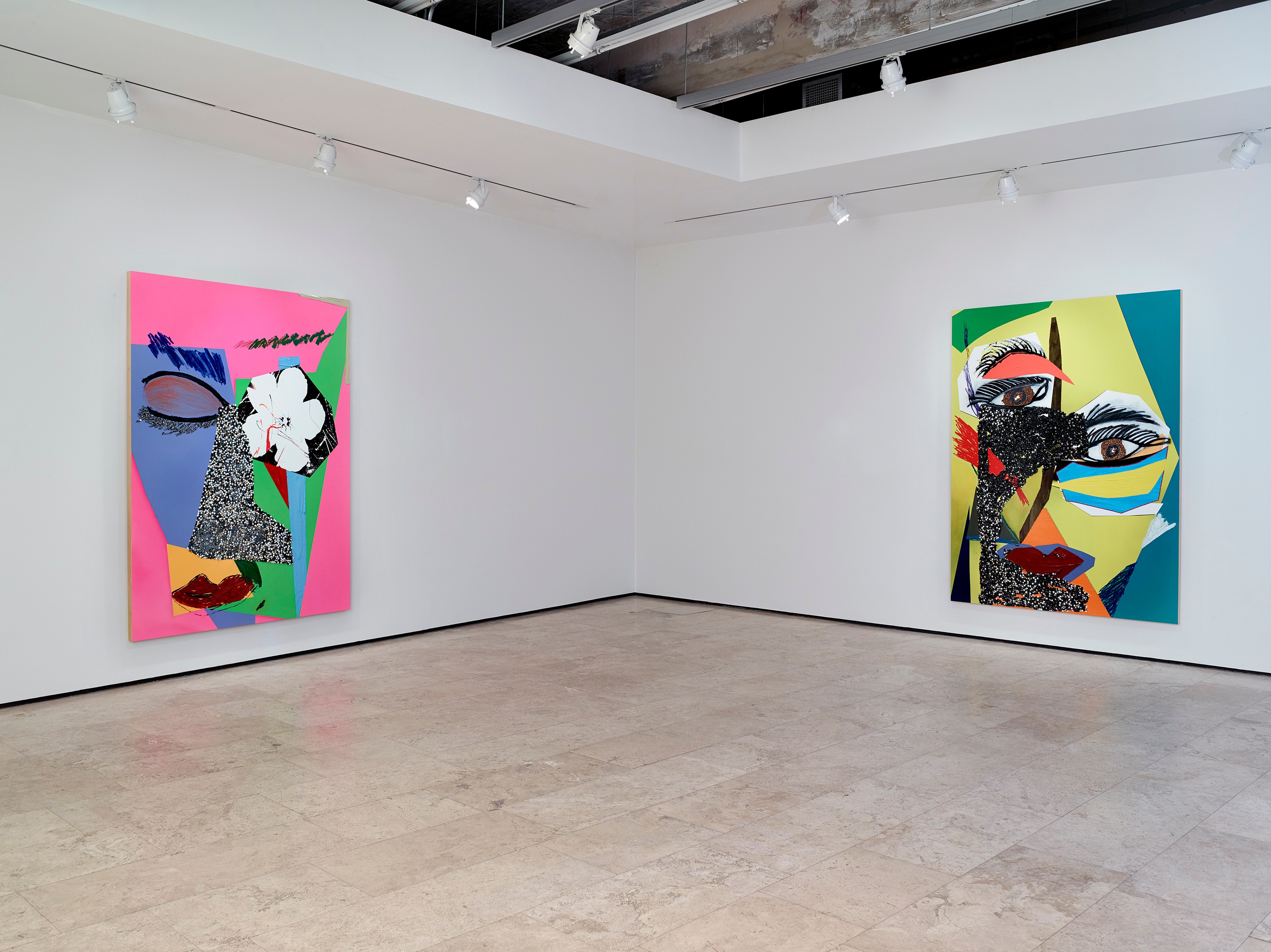 Installation view of Tête de Femme at Lehmann Maupin New York