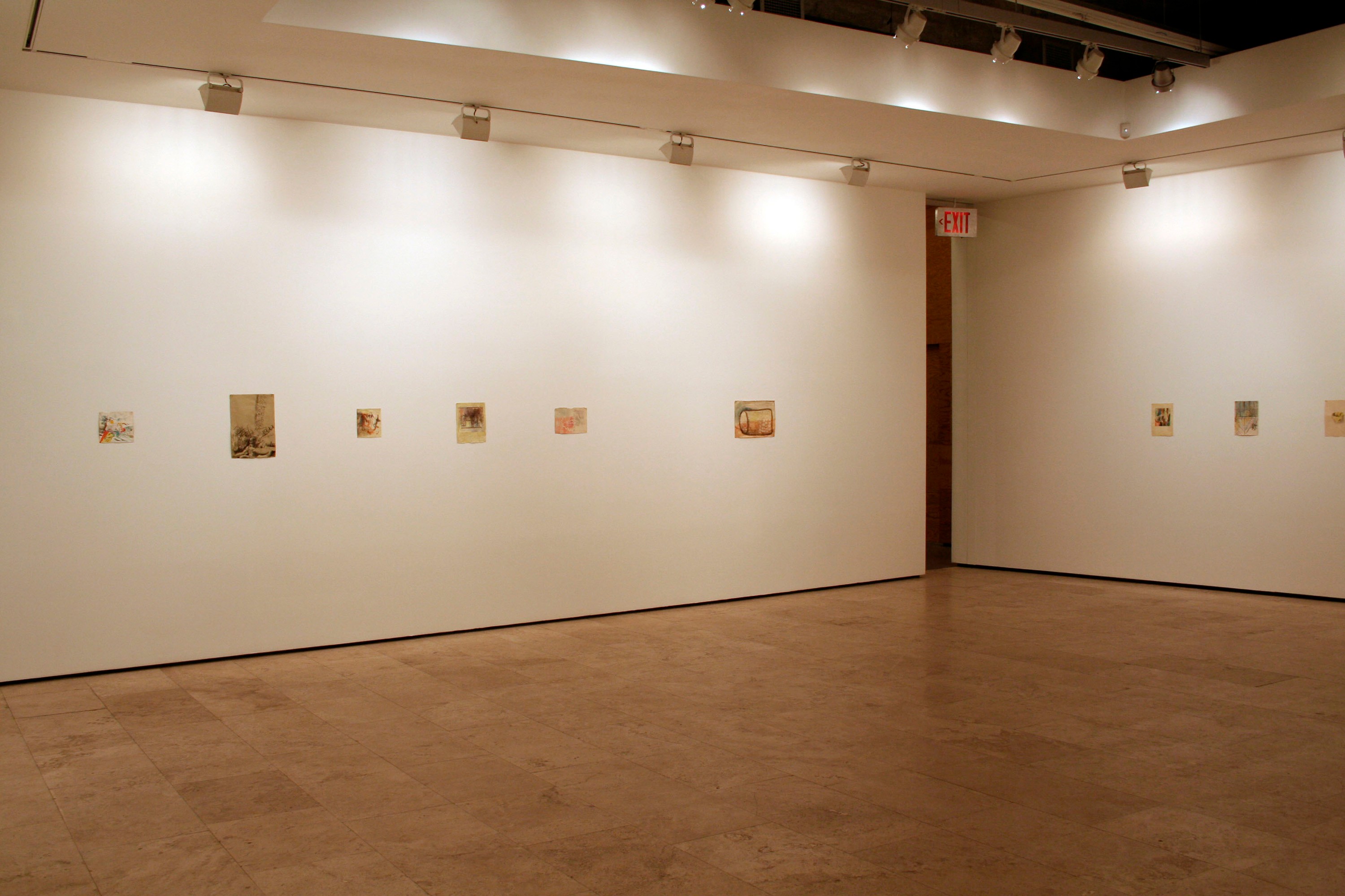 Installation view of Tobias Buche and Jonas Lipps at Lehmann Maupin New York