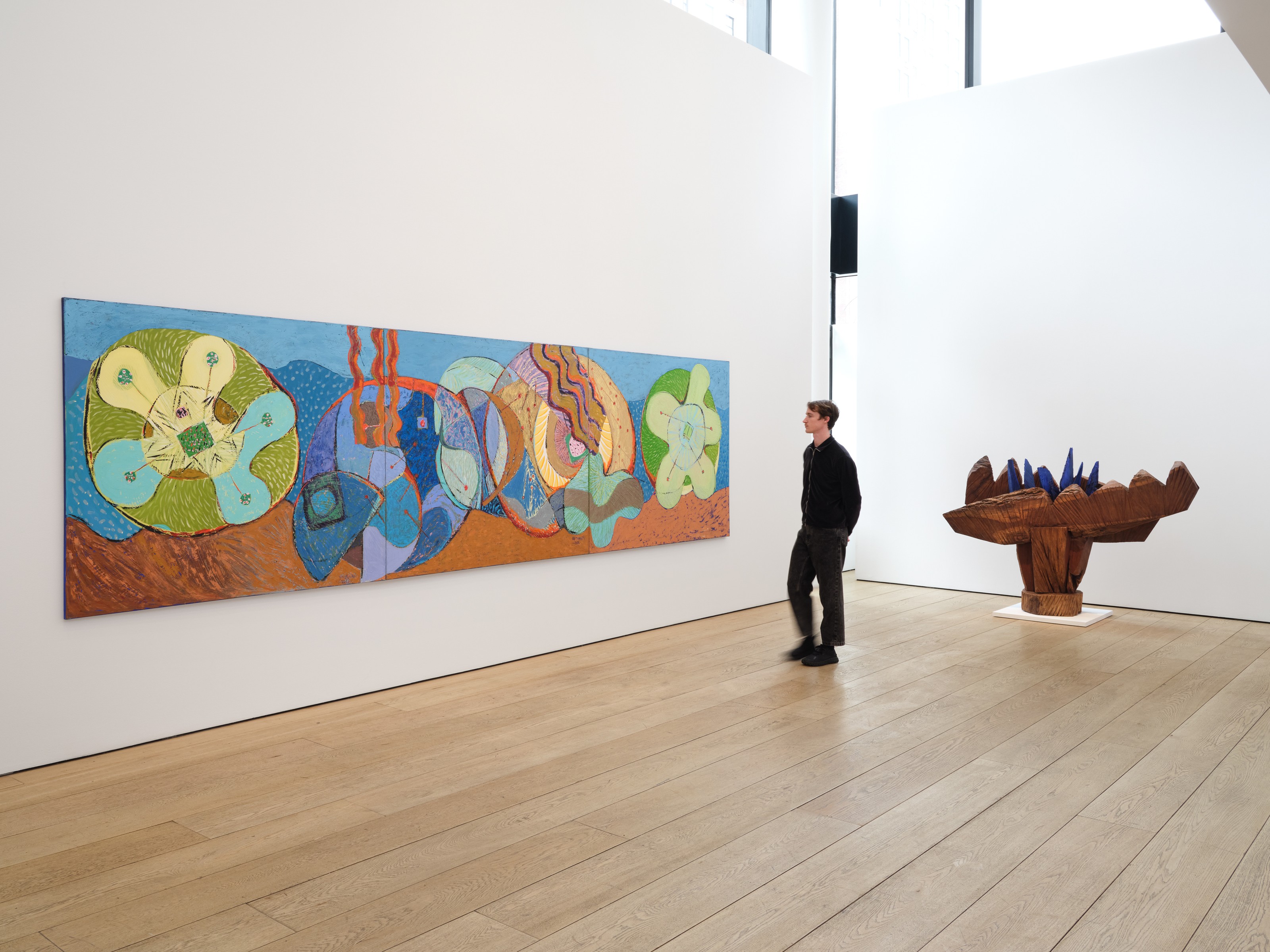 Installation view of Kim Yun Shin at Lehmann Maupin New York