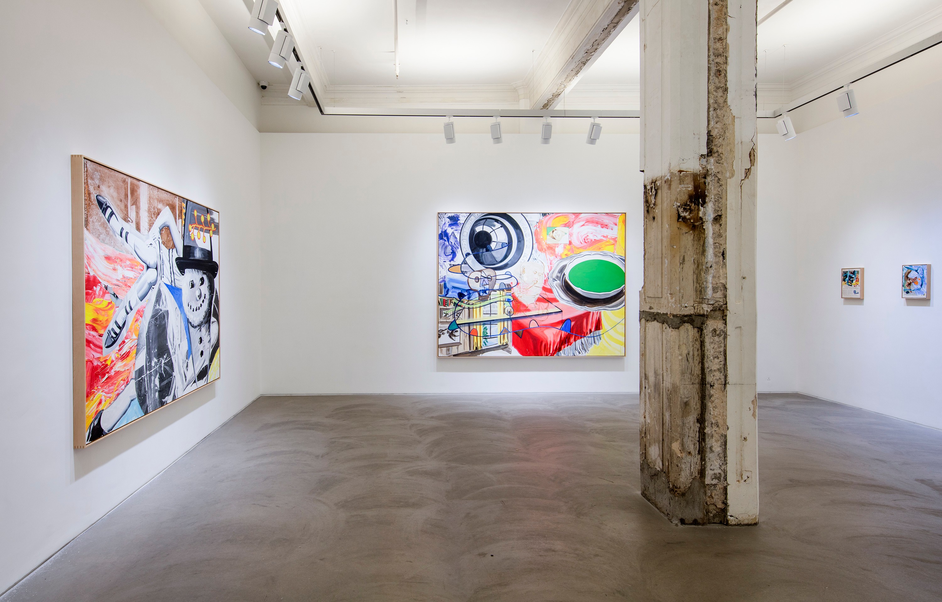 Installation view of David Salle at Lehmann Maupin Hong Kong