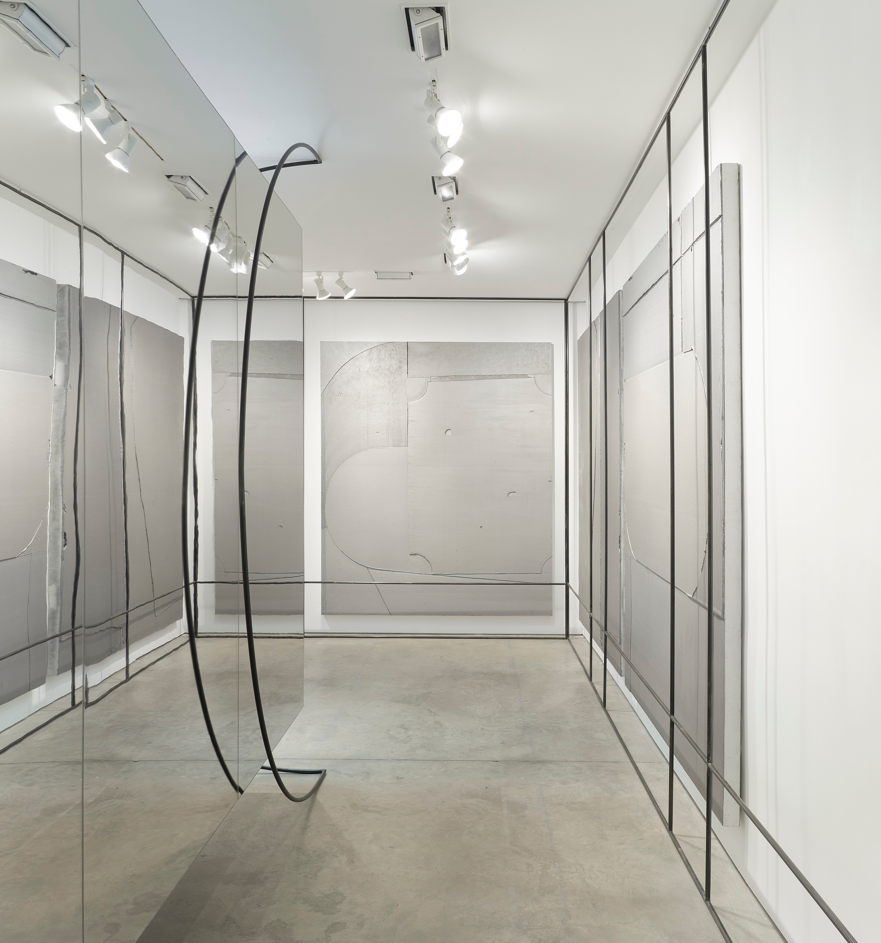 Installation view of Liu Wei at Lehmann Maupin New York