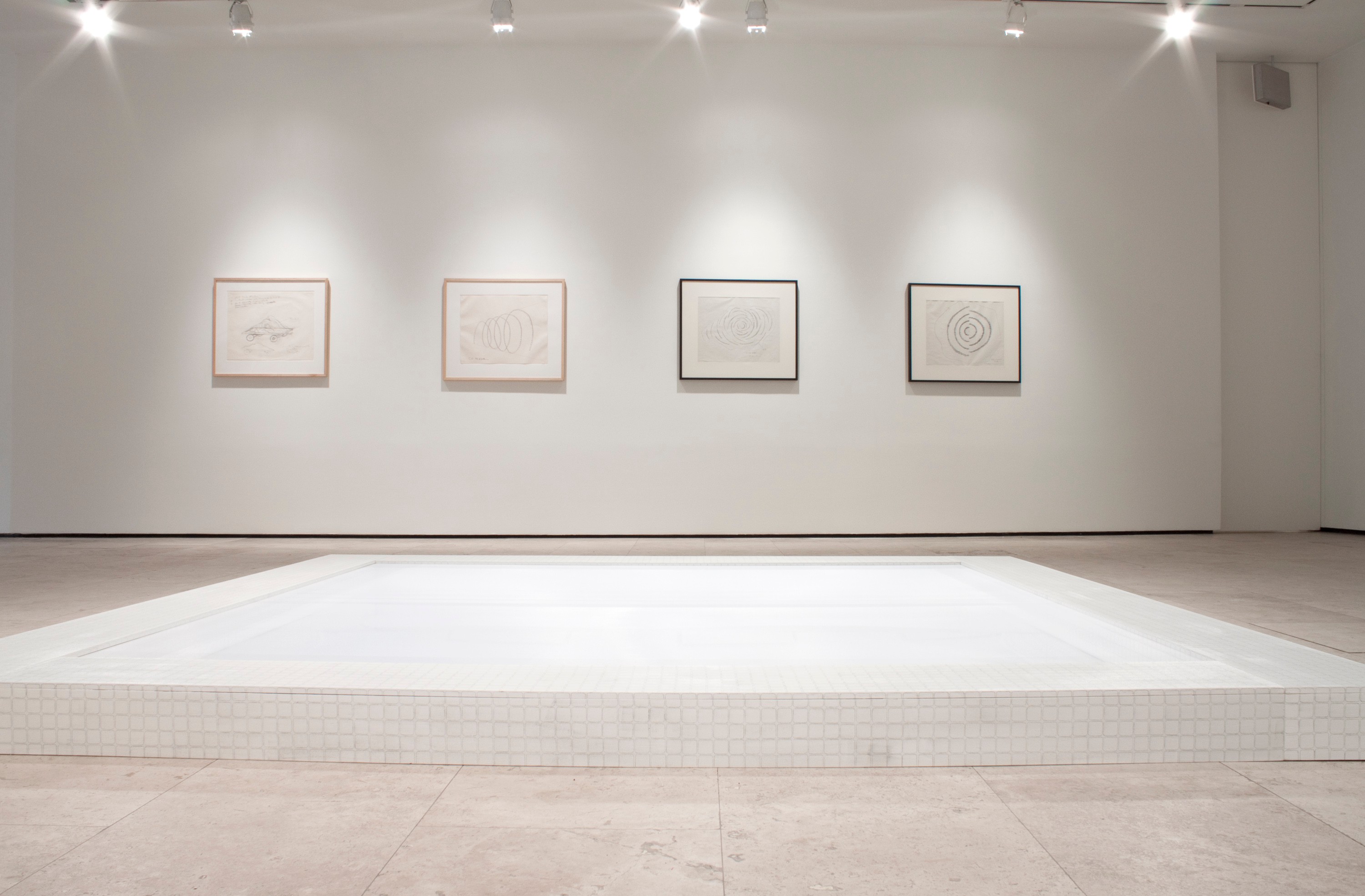 Installation view of The Parallax View att Lehmann Maupin New York