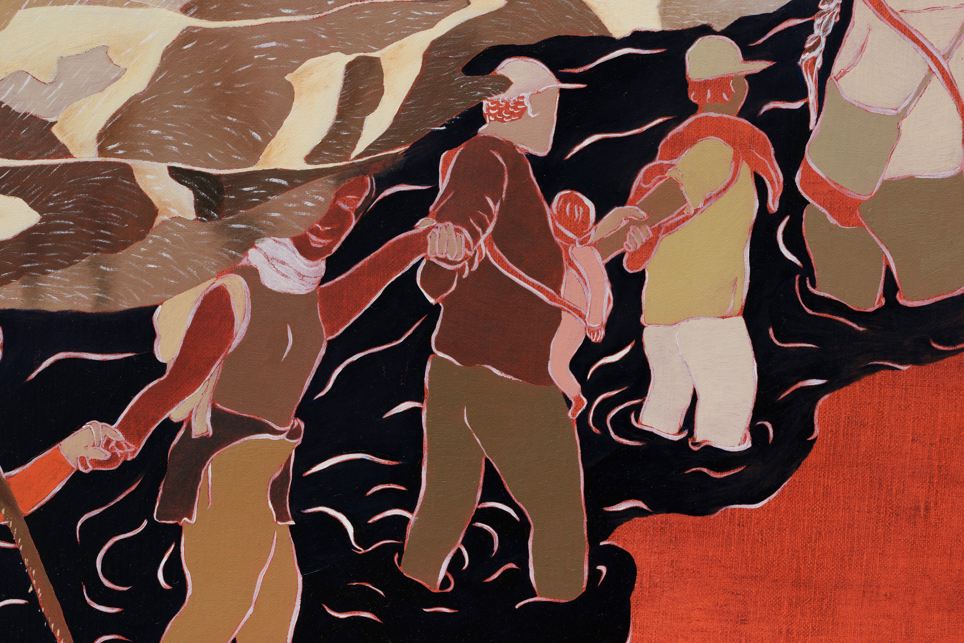 Painting by Cecilia Vicuña
