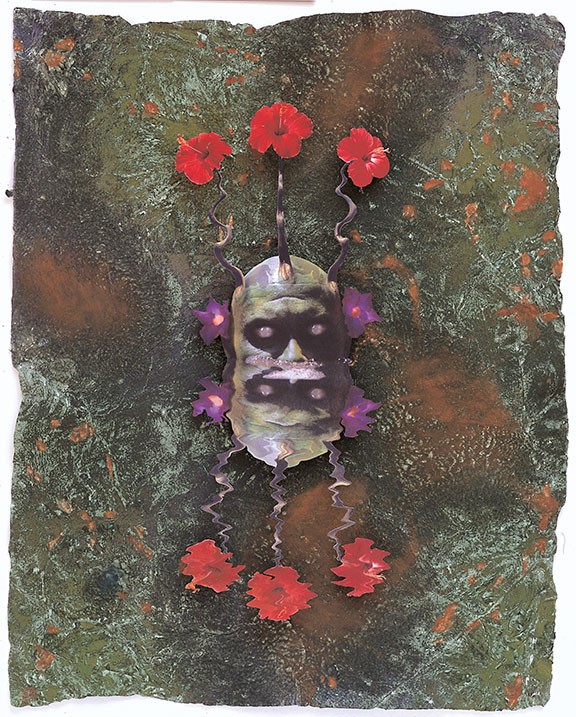 Collage by Ashley Bickerton