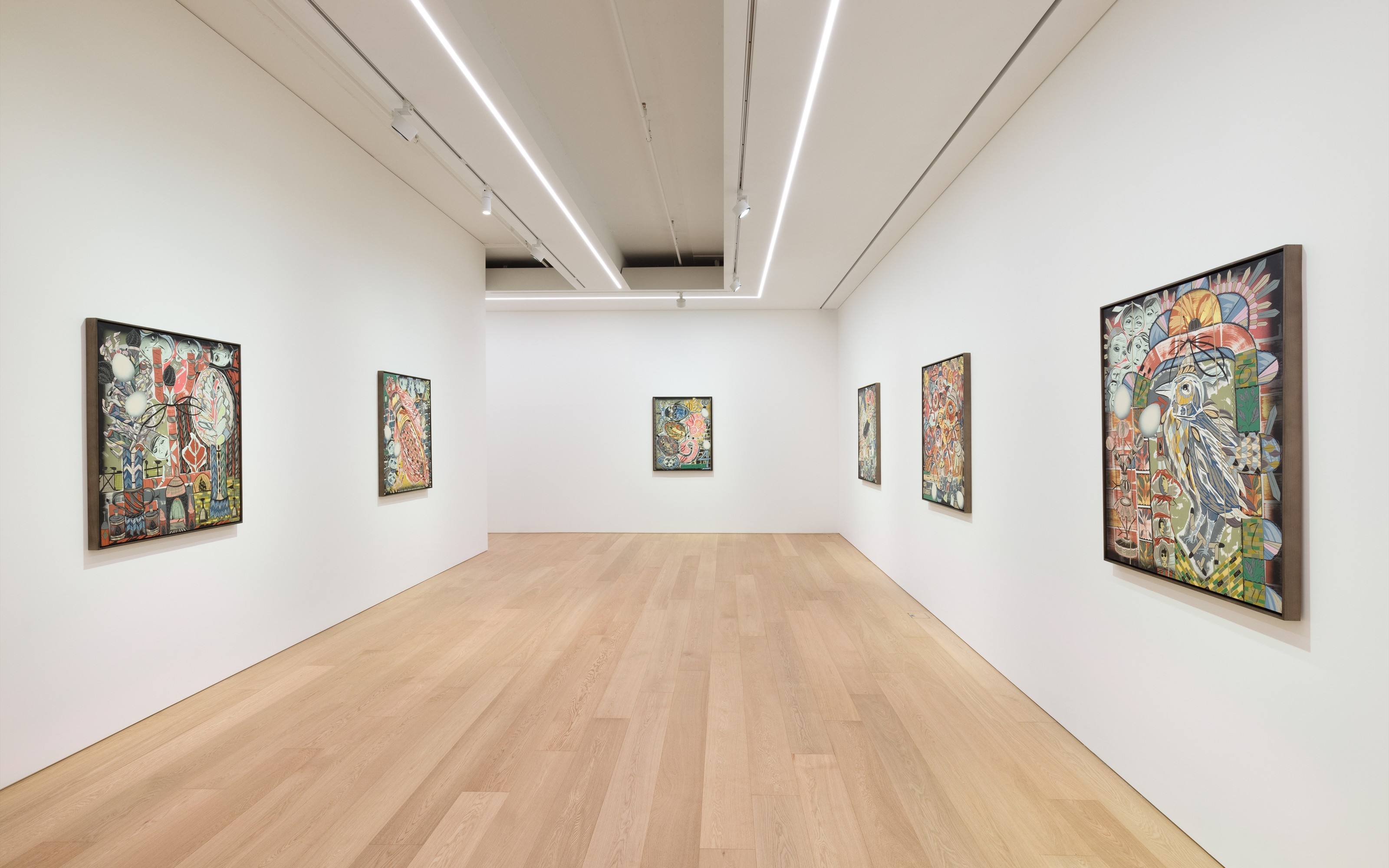 Installation view of Lari Pittman at Lehmann Maupin Seoul
