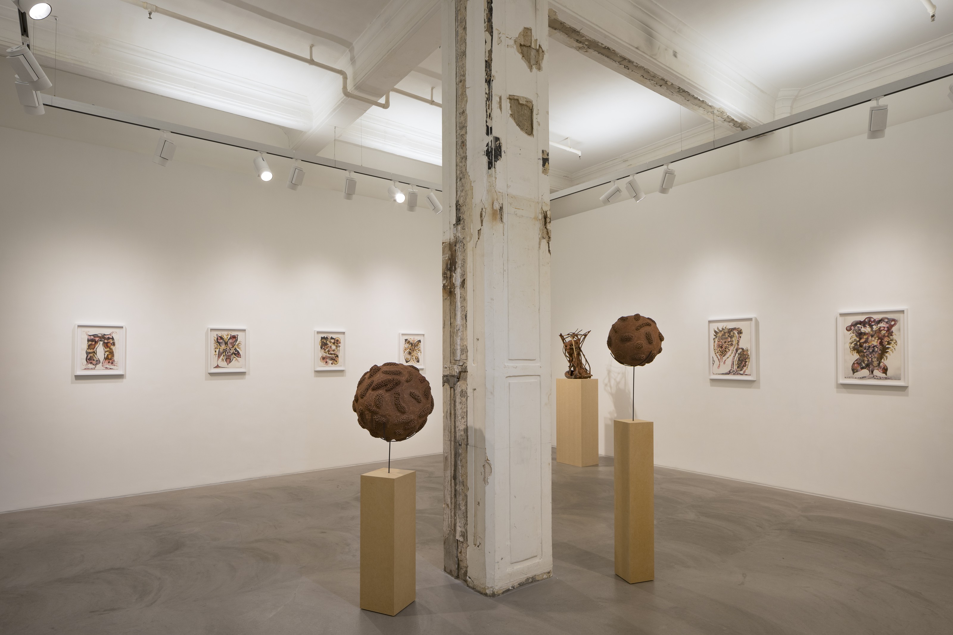 Installation view of Wangechi Mutu at Lehmann Maupin Hong Kong