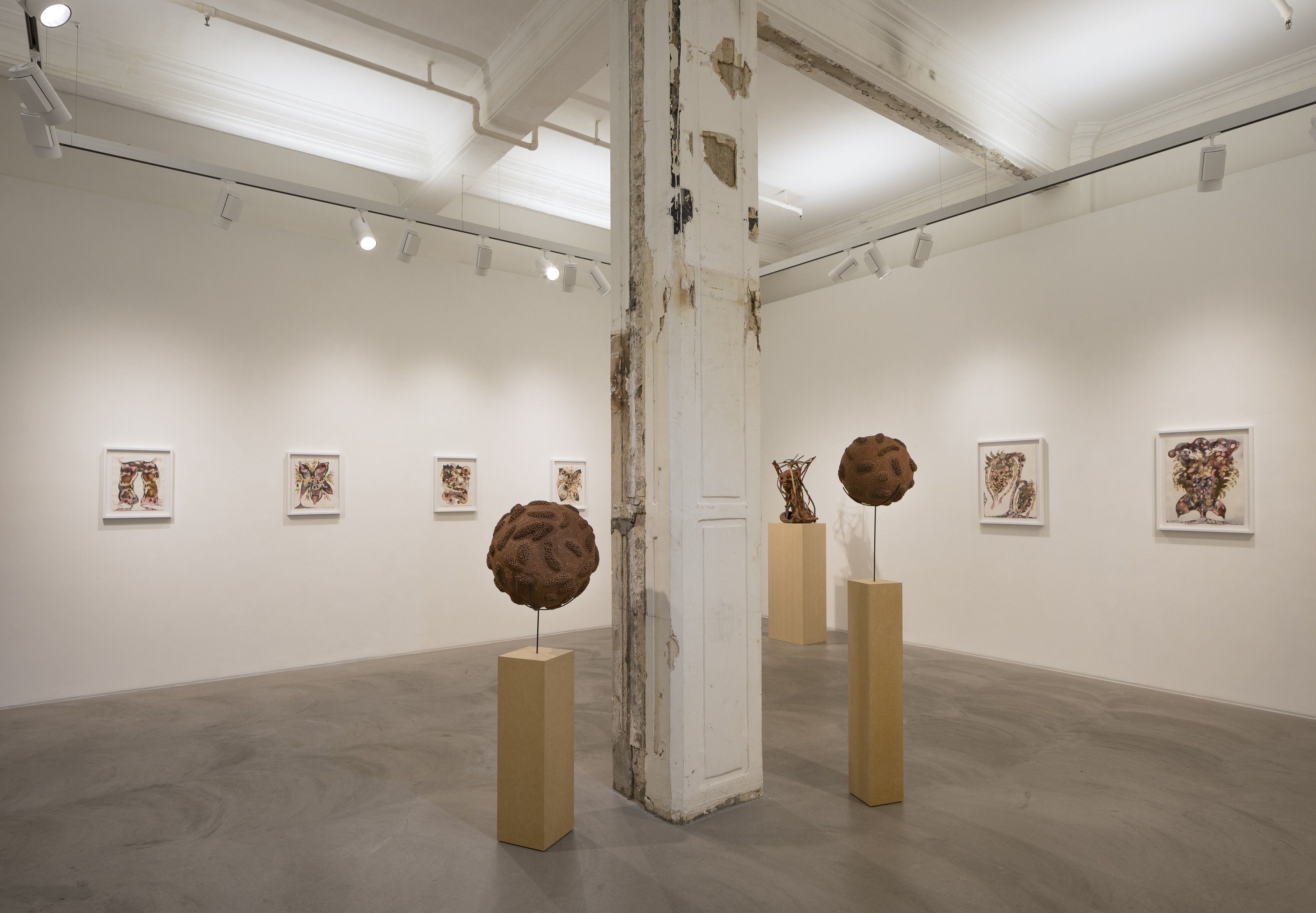 Installation view of Wangechi Mutu at Lehmann Maupin Hong Kong