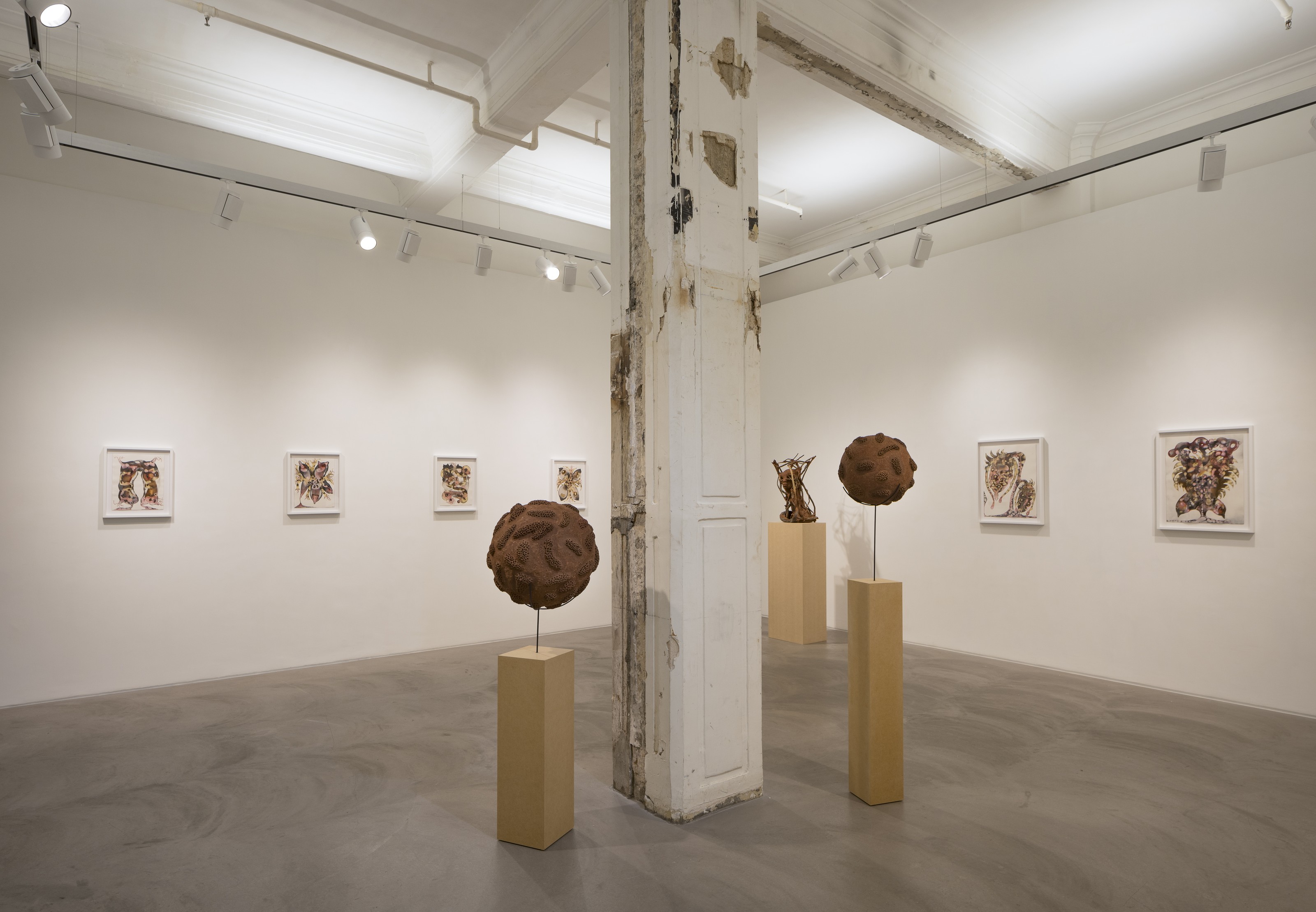 Installation view of Wangechi Mutu at Lehmann Maupin Hong Kong