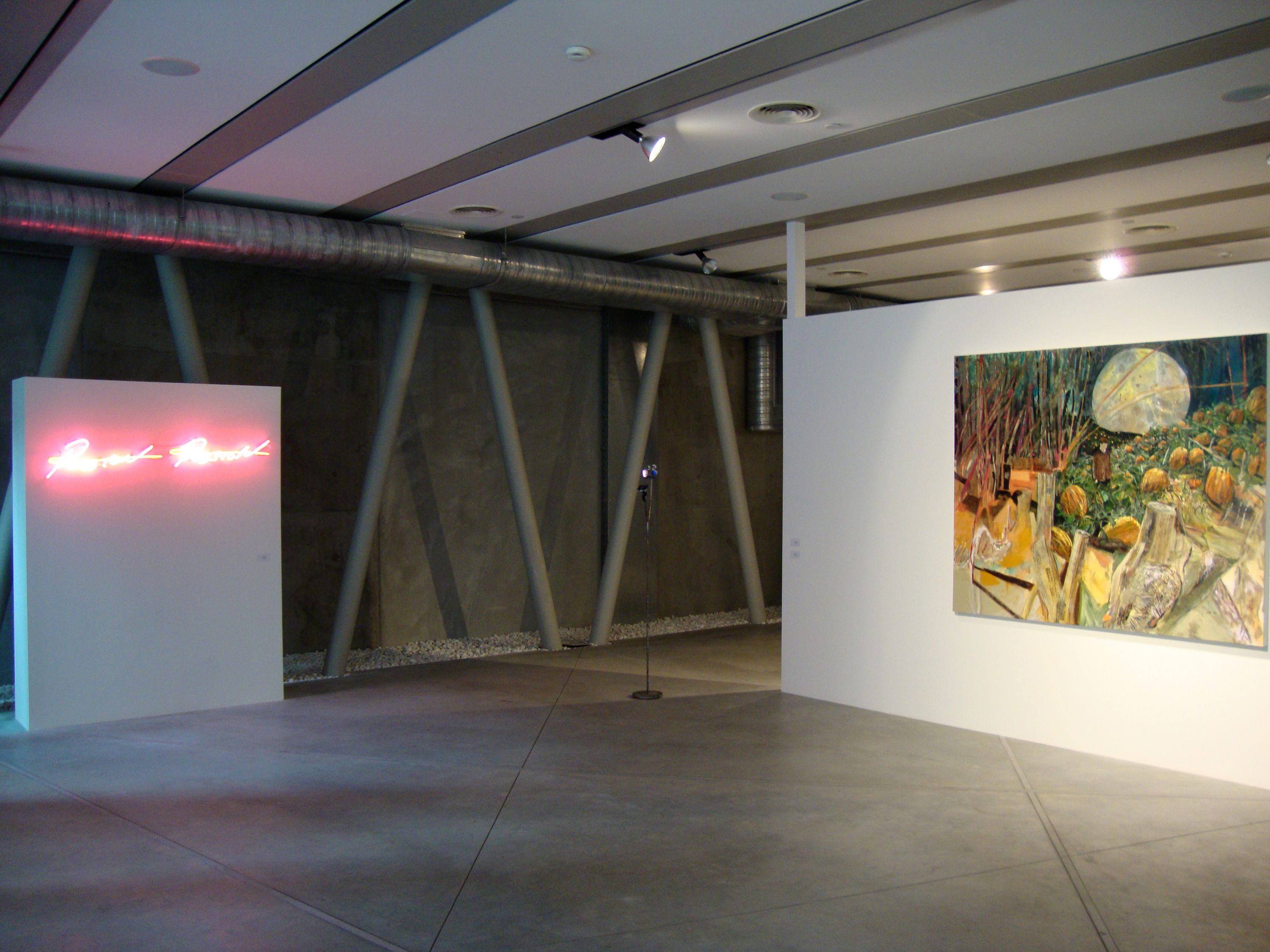 Installation view of Five in Istanbul at Borusan Müzik Evi