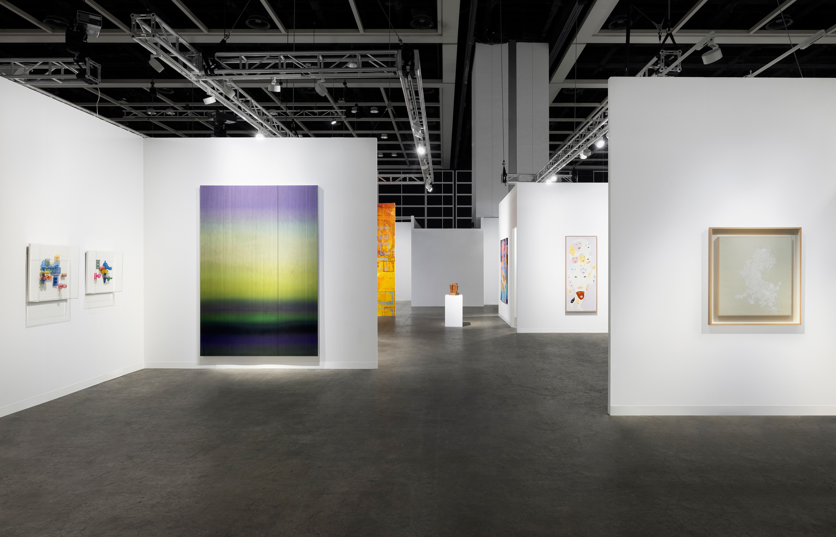 Installation view of Lehmann Maupin, Booth 1C22 at Art Basel Hong Kong
