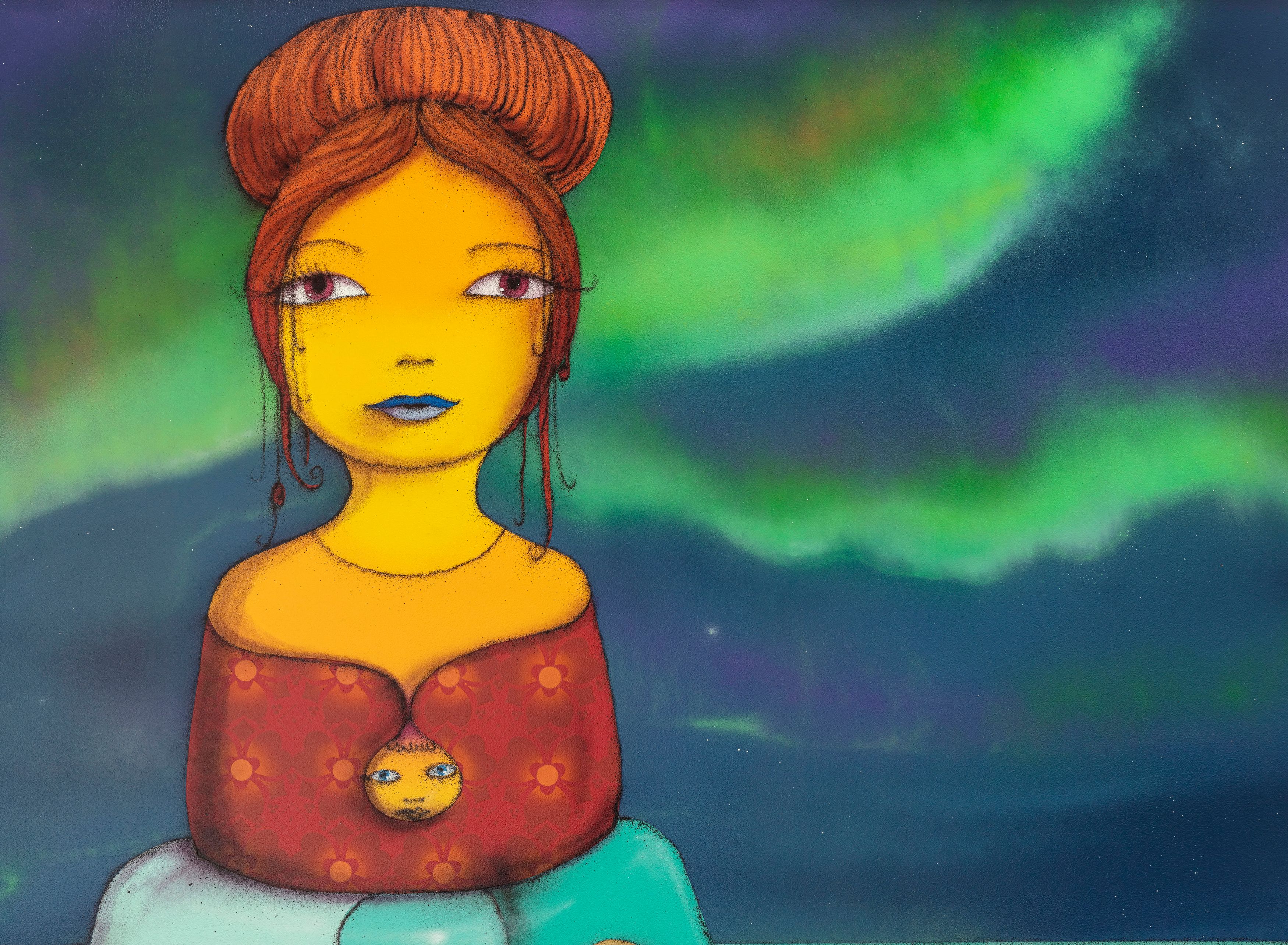 Painting by OSGEMEOS