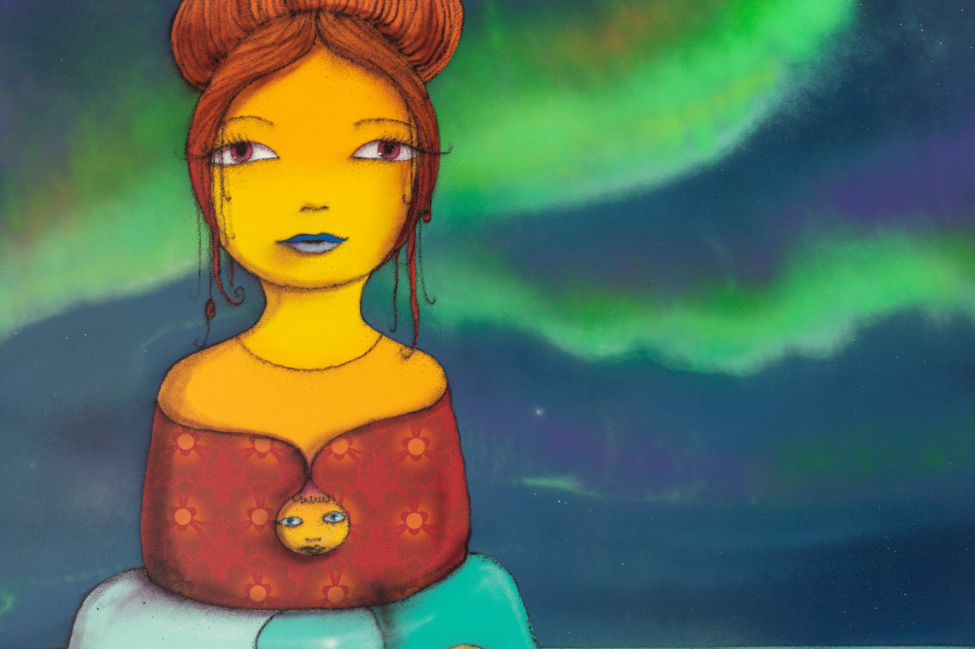 Painting by OSGEMEOS