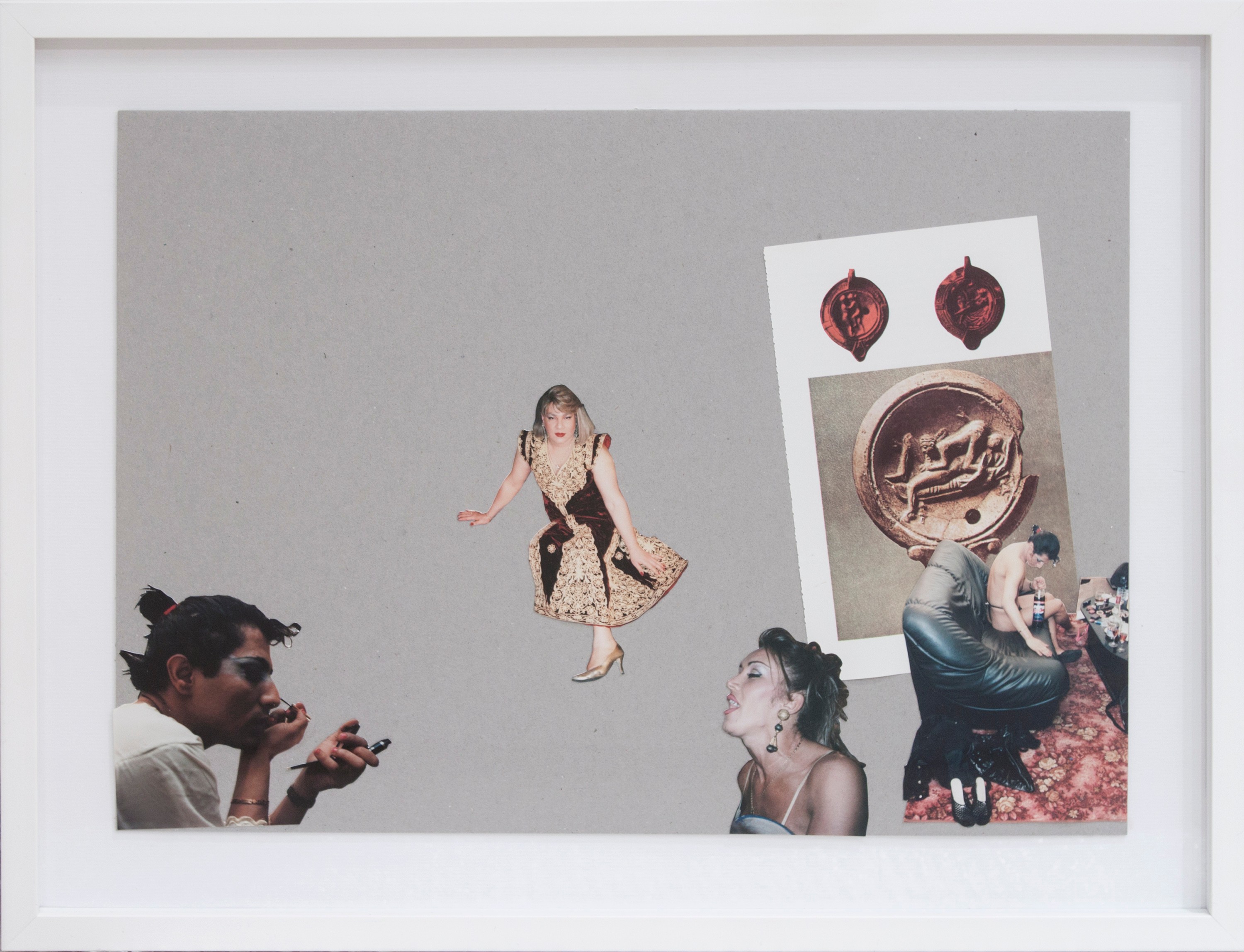 Work on paper by Kader Attia